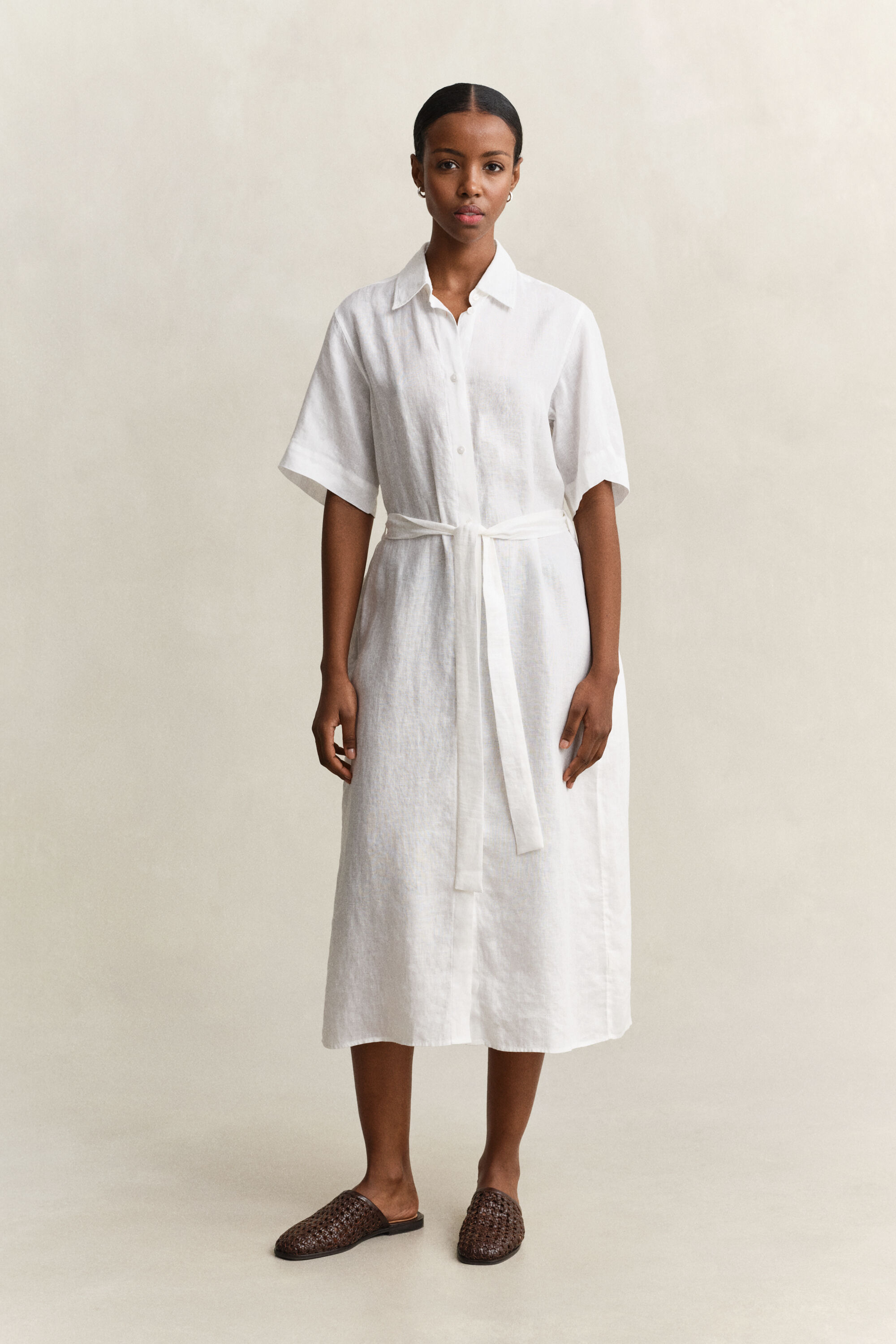 Linen Shirt Dress