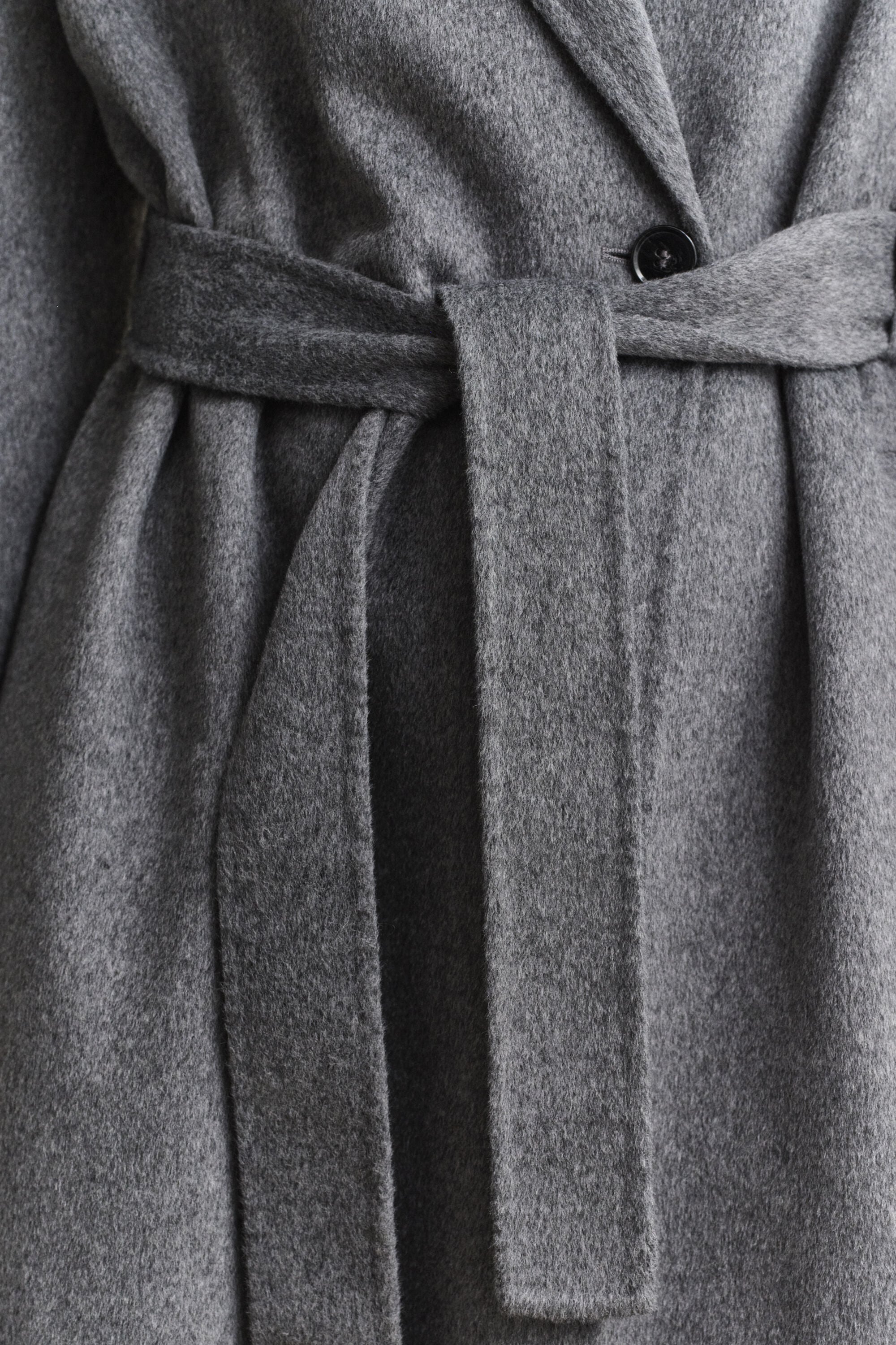 Handstitched Belted Coat