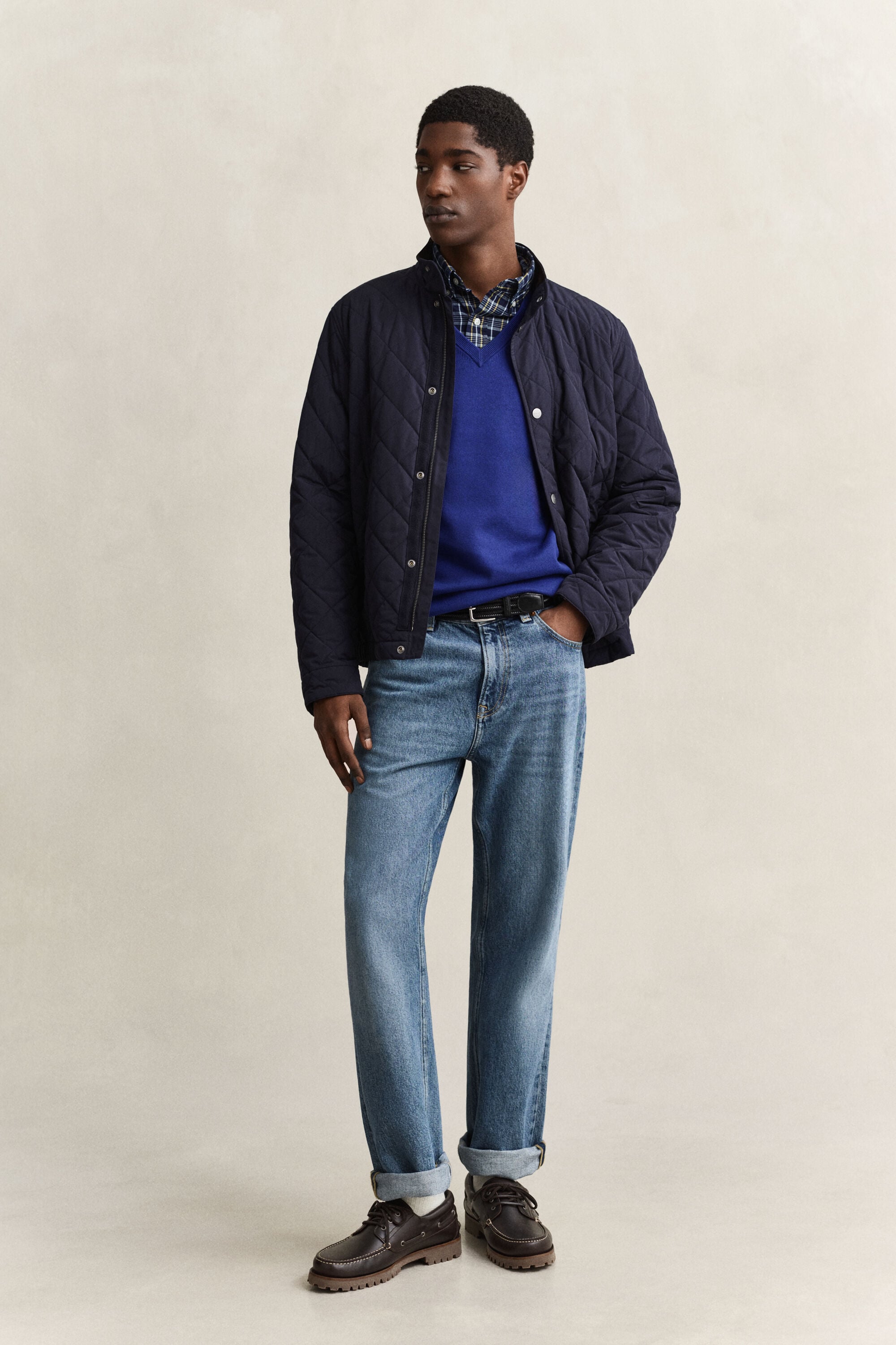 Classic Cotton V-Neck Sweater