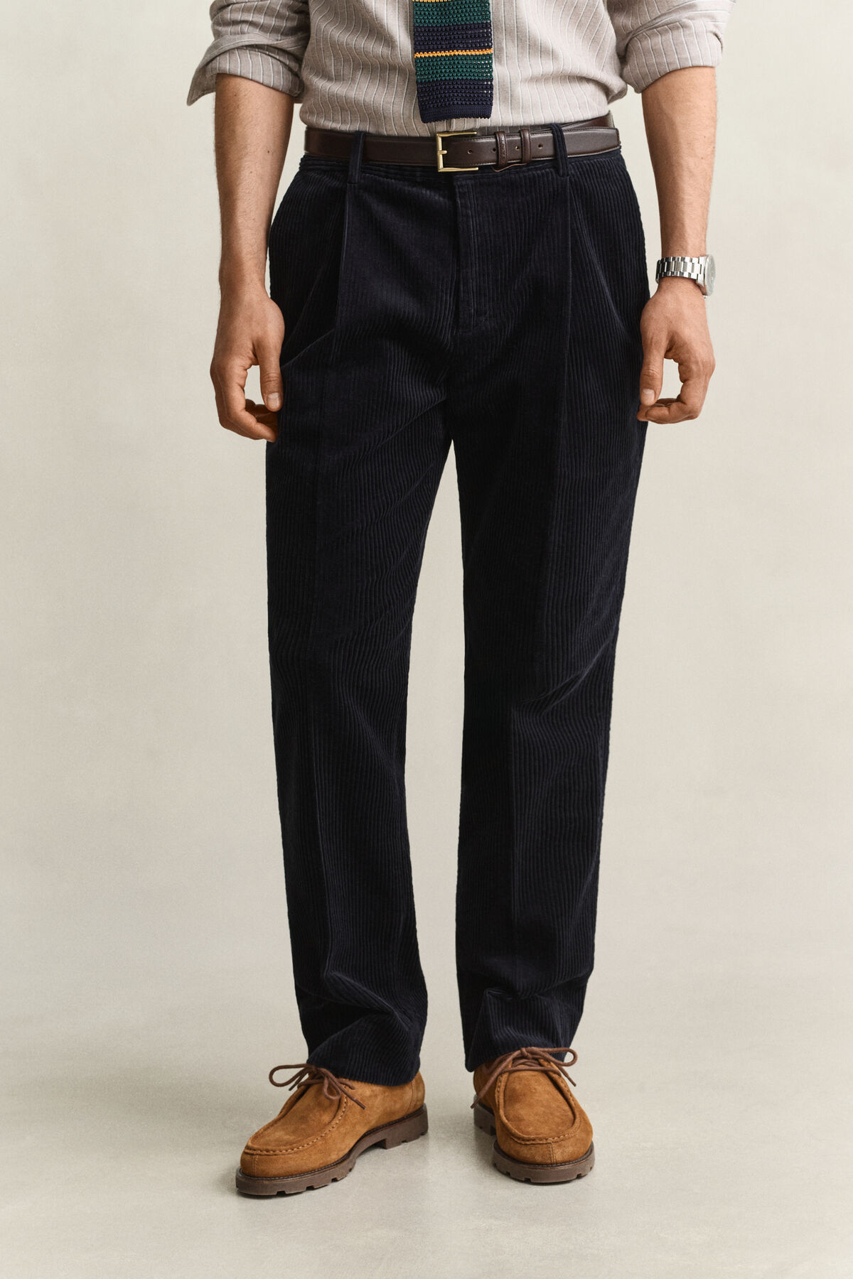 Corduroy Suit Pants — EVENING BLUE