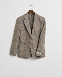 Checked Knit Blazer