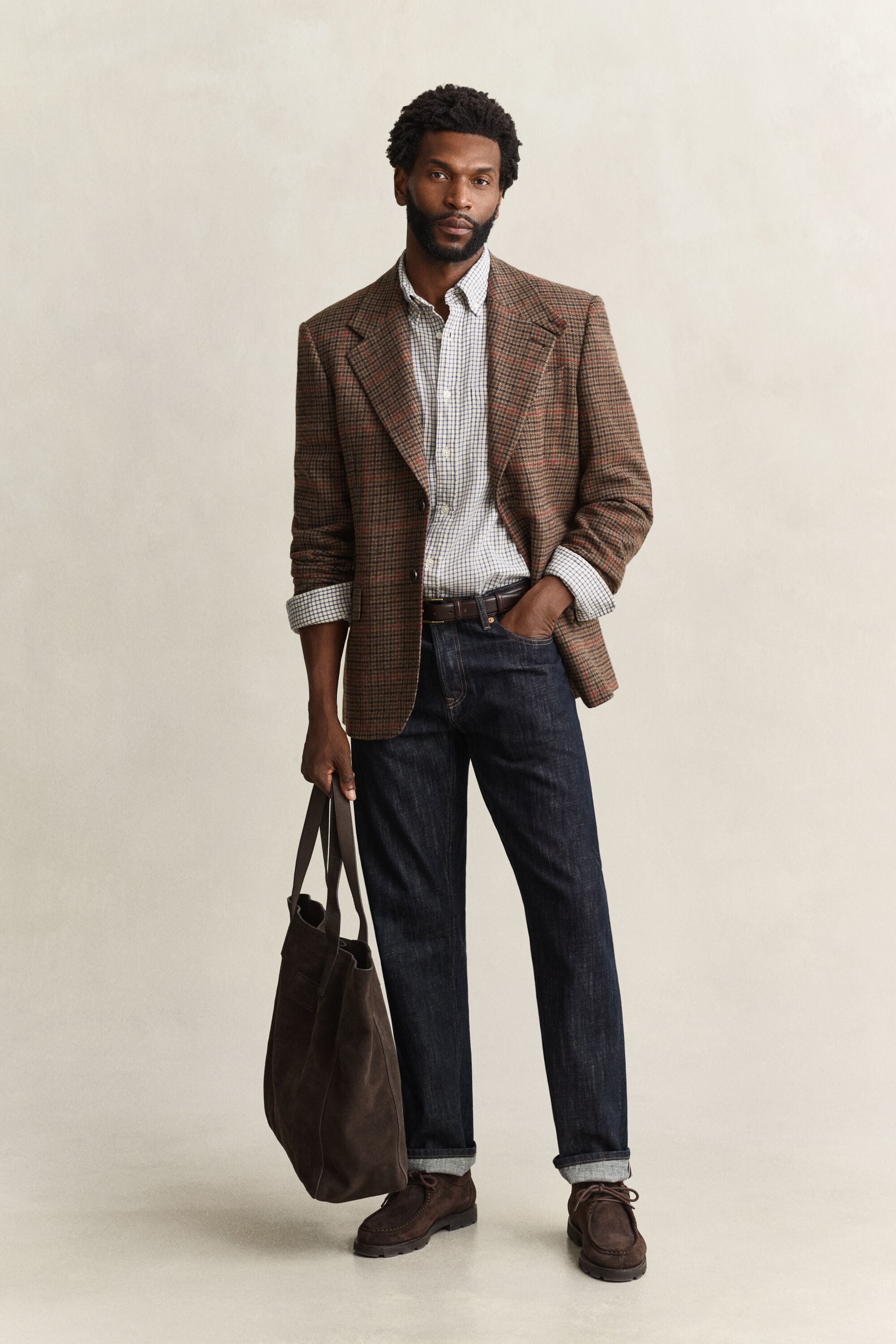Checked Windblown Flannel Shirt