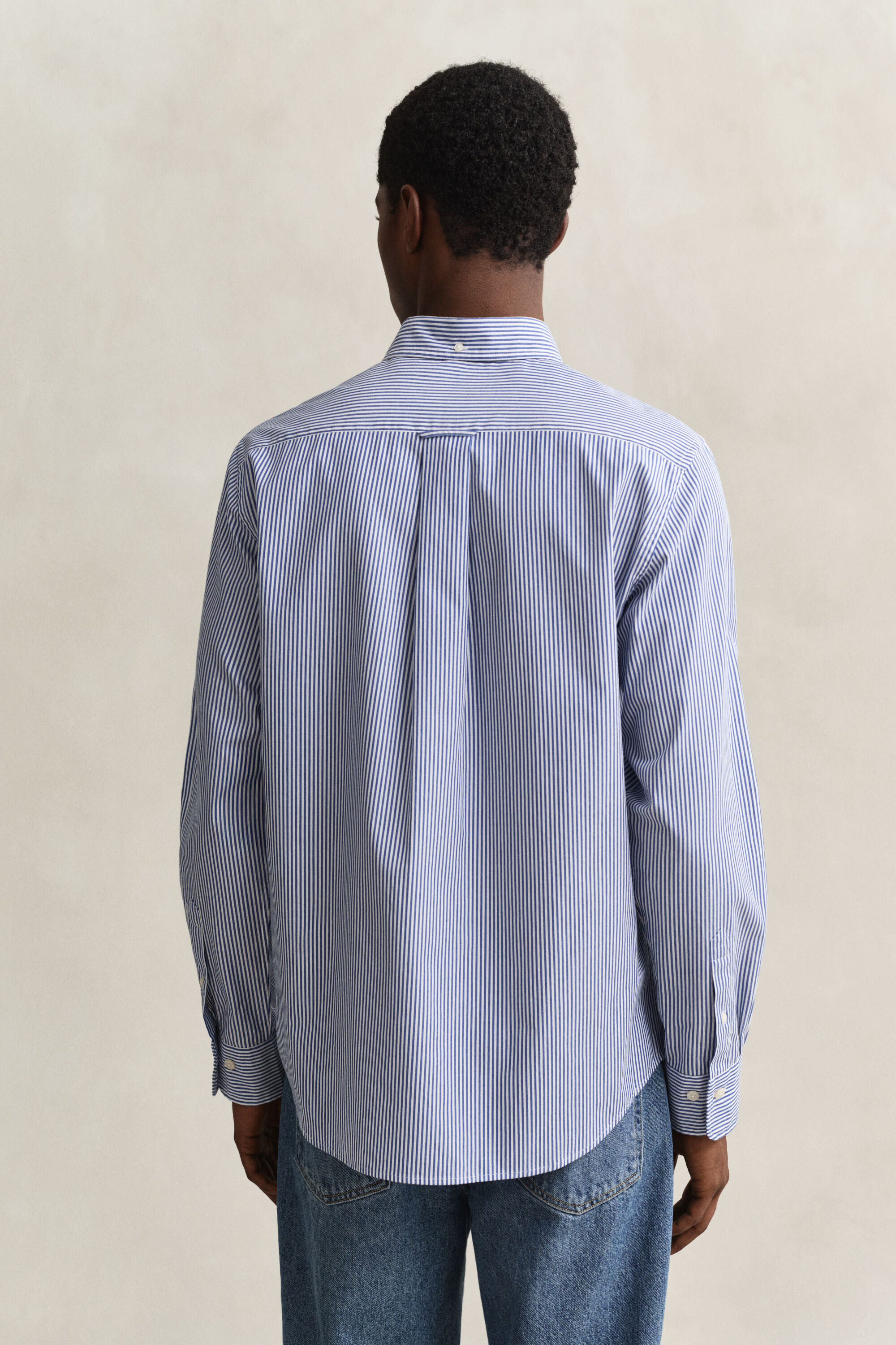 Classic Regular Striped Poplin Shirt