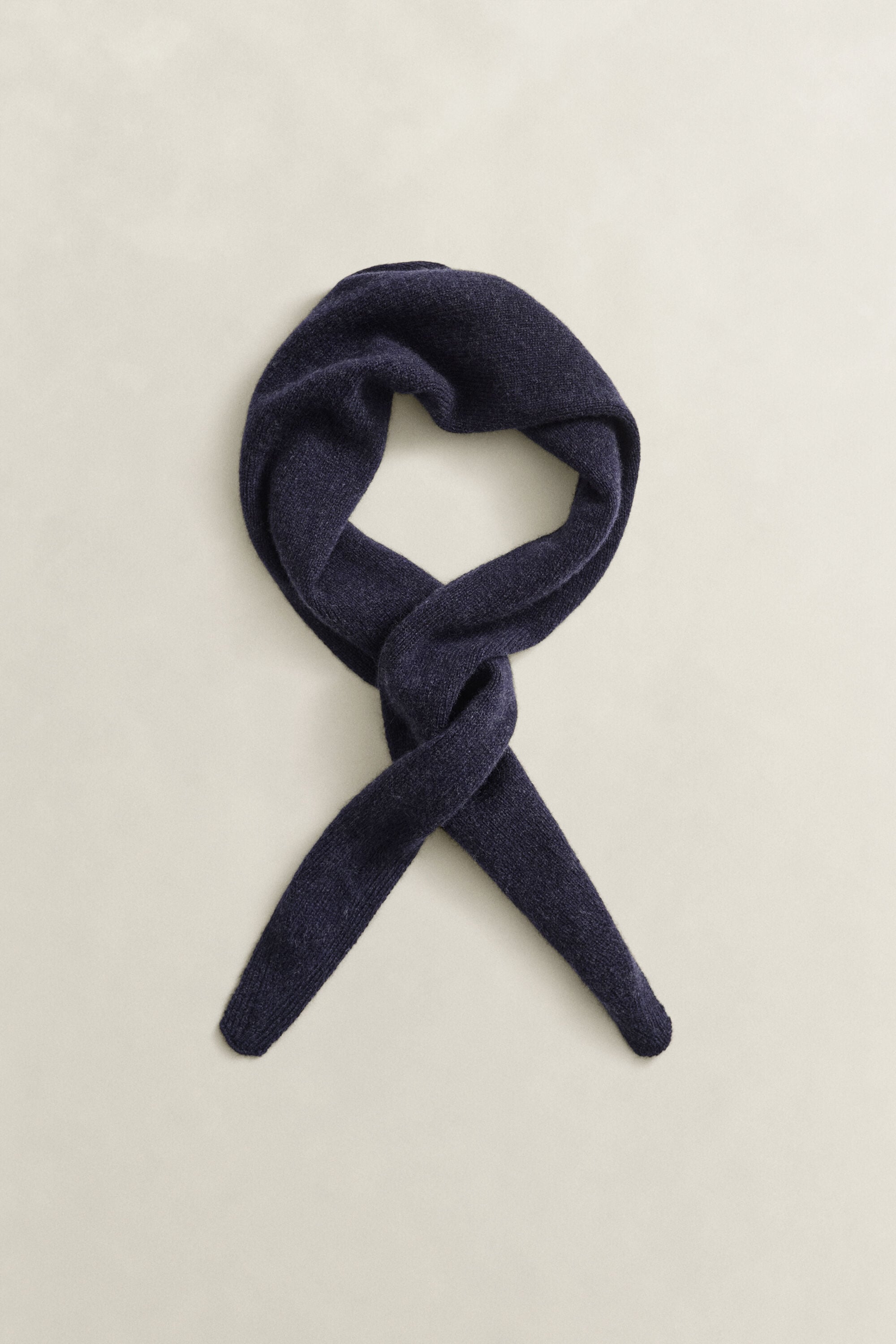 Wool Cashmere Triangle Scarf