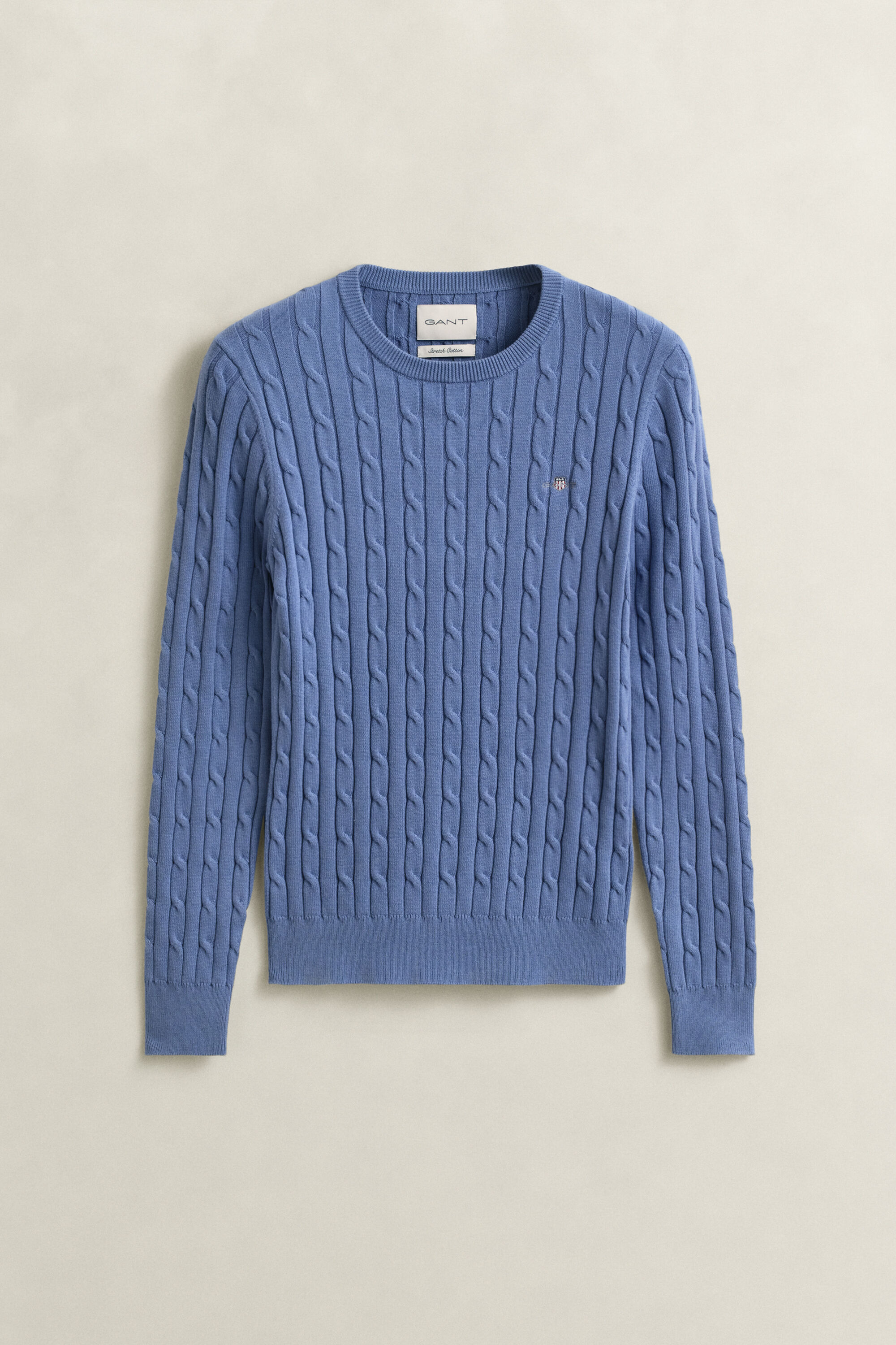 Cable Knit Crew Neck Sweater