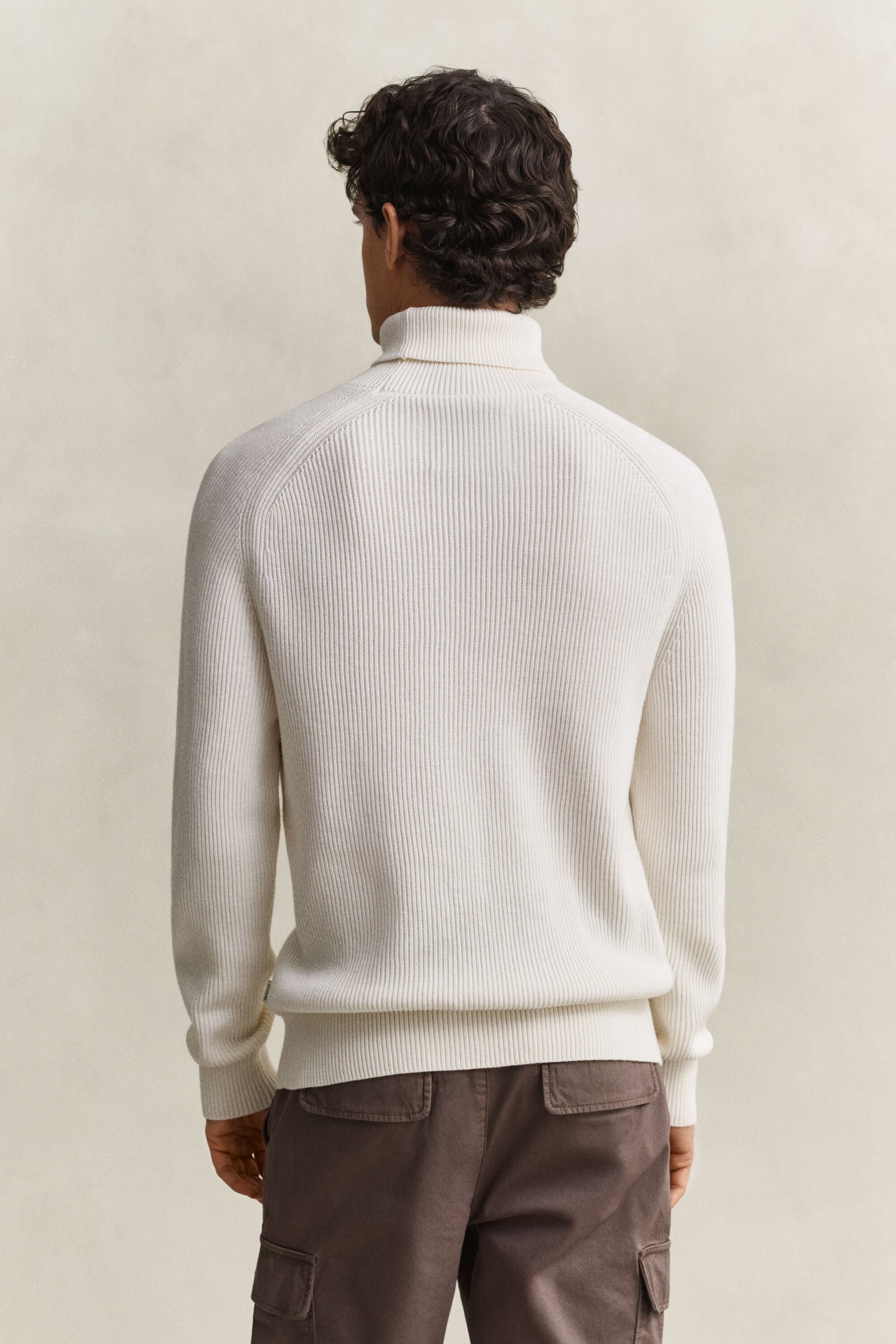 Cotton Merino Turtleneck