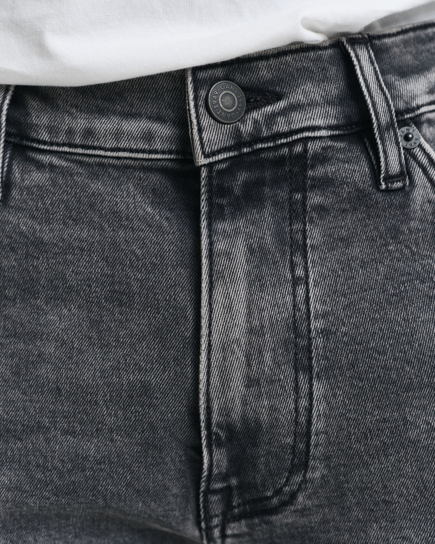 Slim Fit Black Wash Jeans