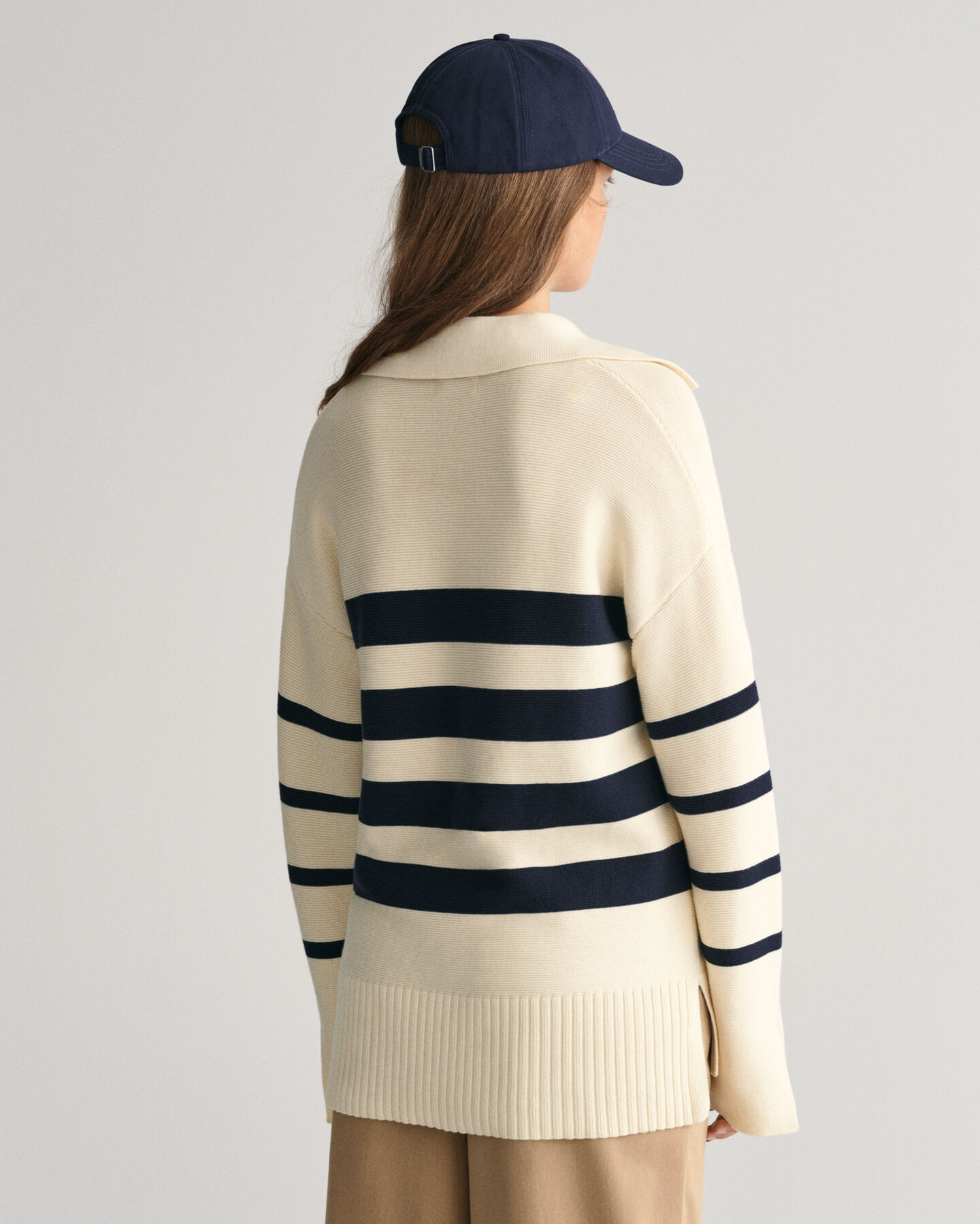 Teen Girls Breton Striped Sweater