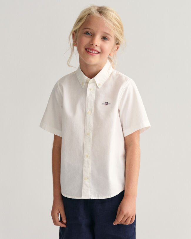 Kids Oxford Short Sleeve Shirt