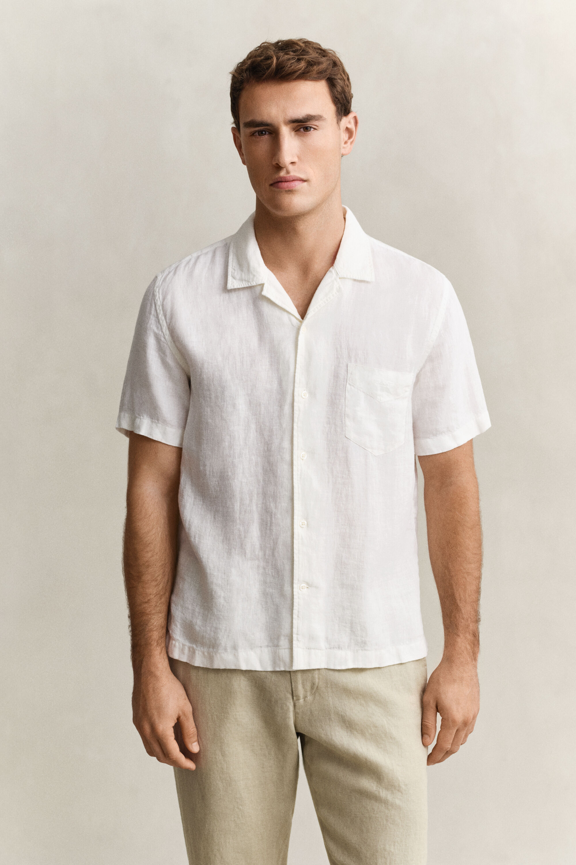 Short Sleeve Linen Shirt