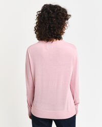 Fine Knit V-Neck Sweater