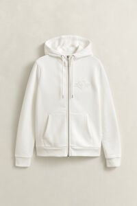 Tonal Shield Zip Hoodie