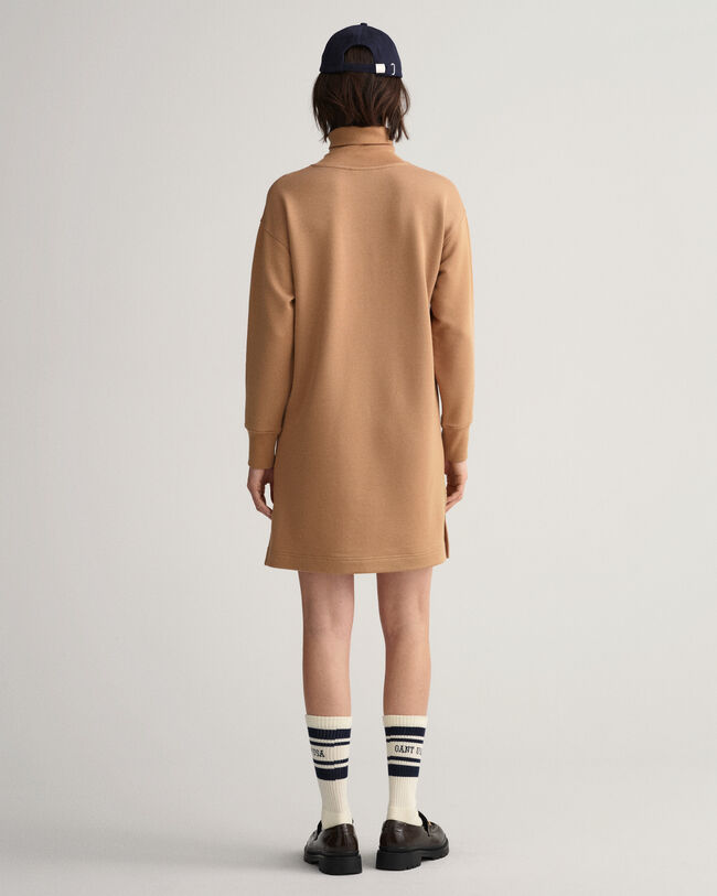 Half-Zip Sweat Dress