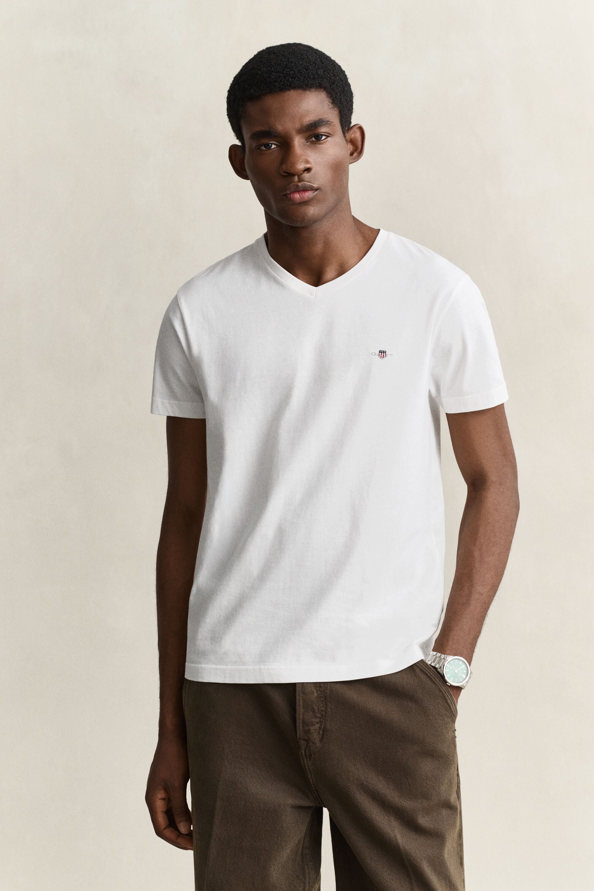 Shield V-Neck T-Shirt