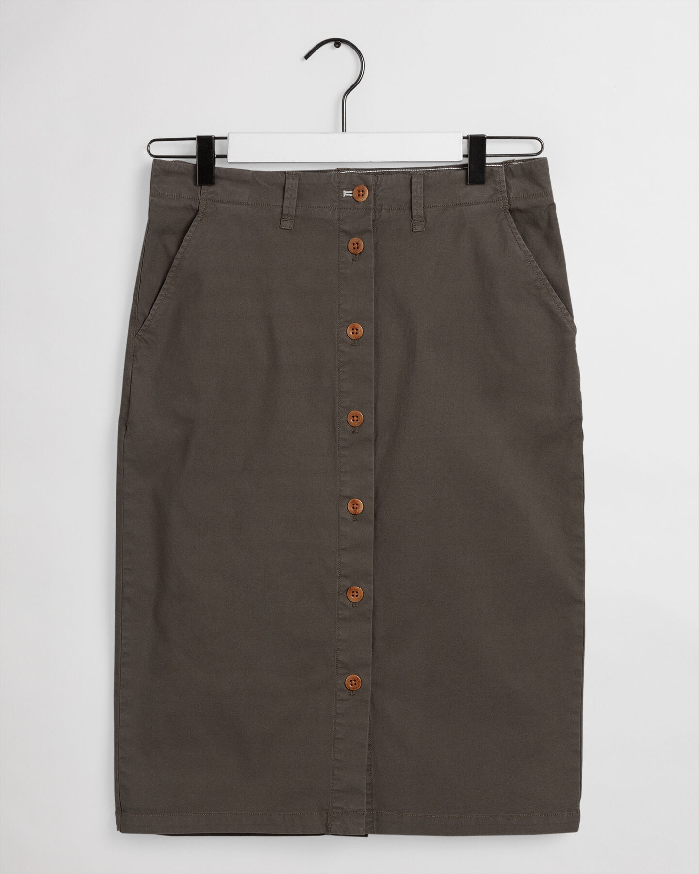 Regular Fit Sunfaded Chino Skirt