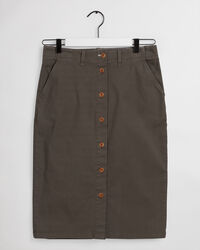 Regular Fit Sunfaded Chino Skirt