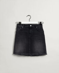 Teen Girls Fringe Denim Skirt
