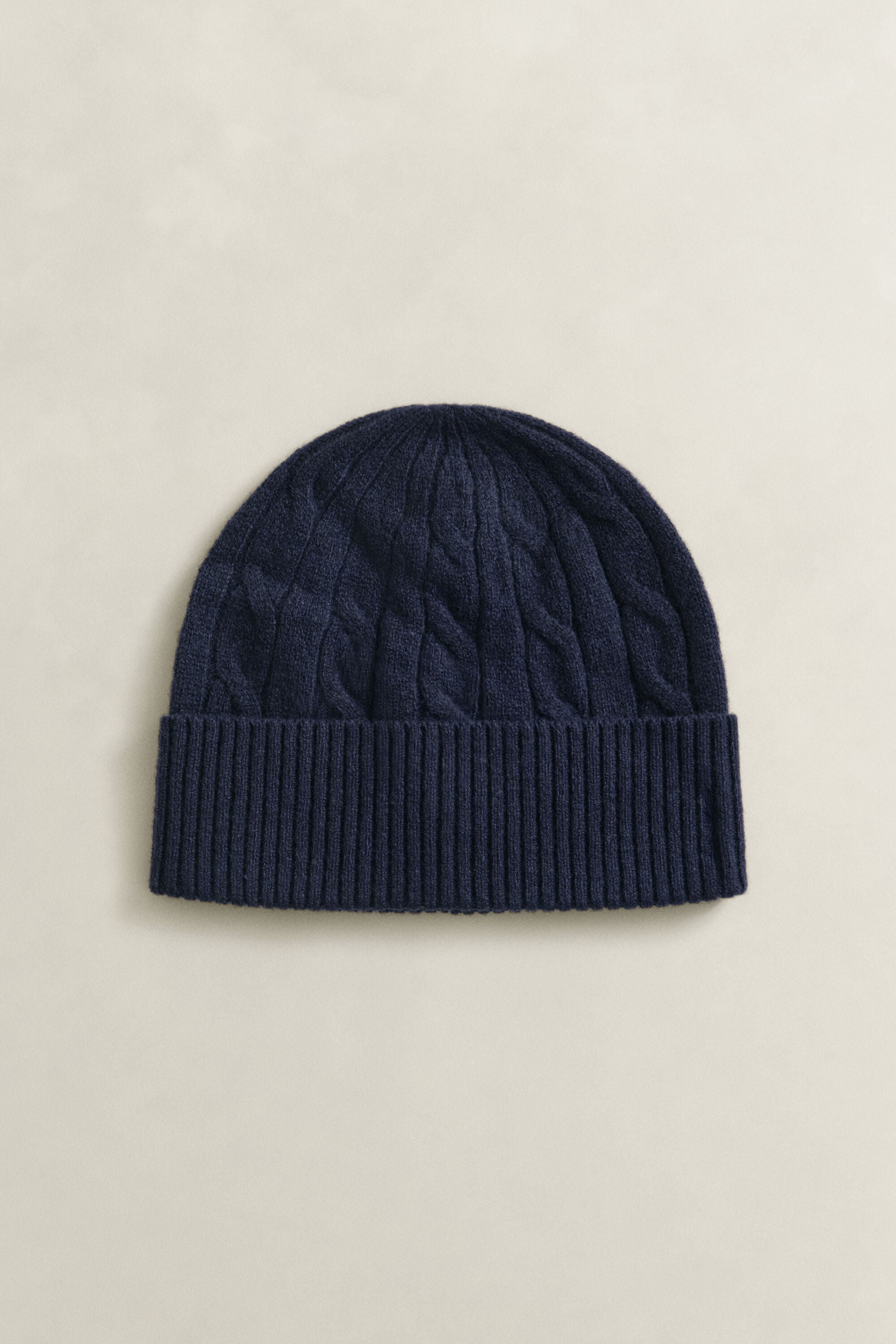 Wool Cable Knit Beanie