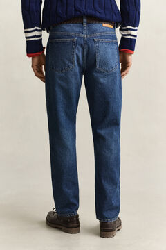 Straight Jeans — MID BLUE WORN IN 2