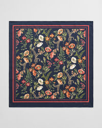 Floral Print Silk Scarf