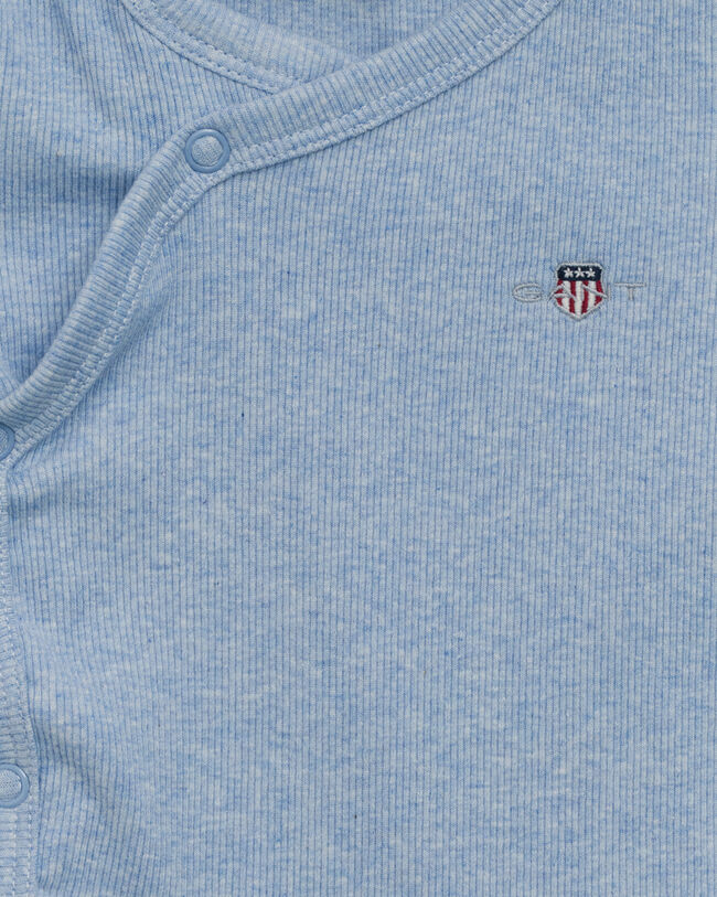 Baby Shield Ribbed Wrap Bodysuit