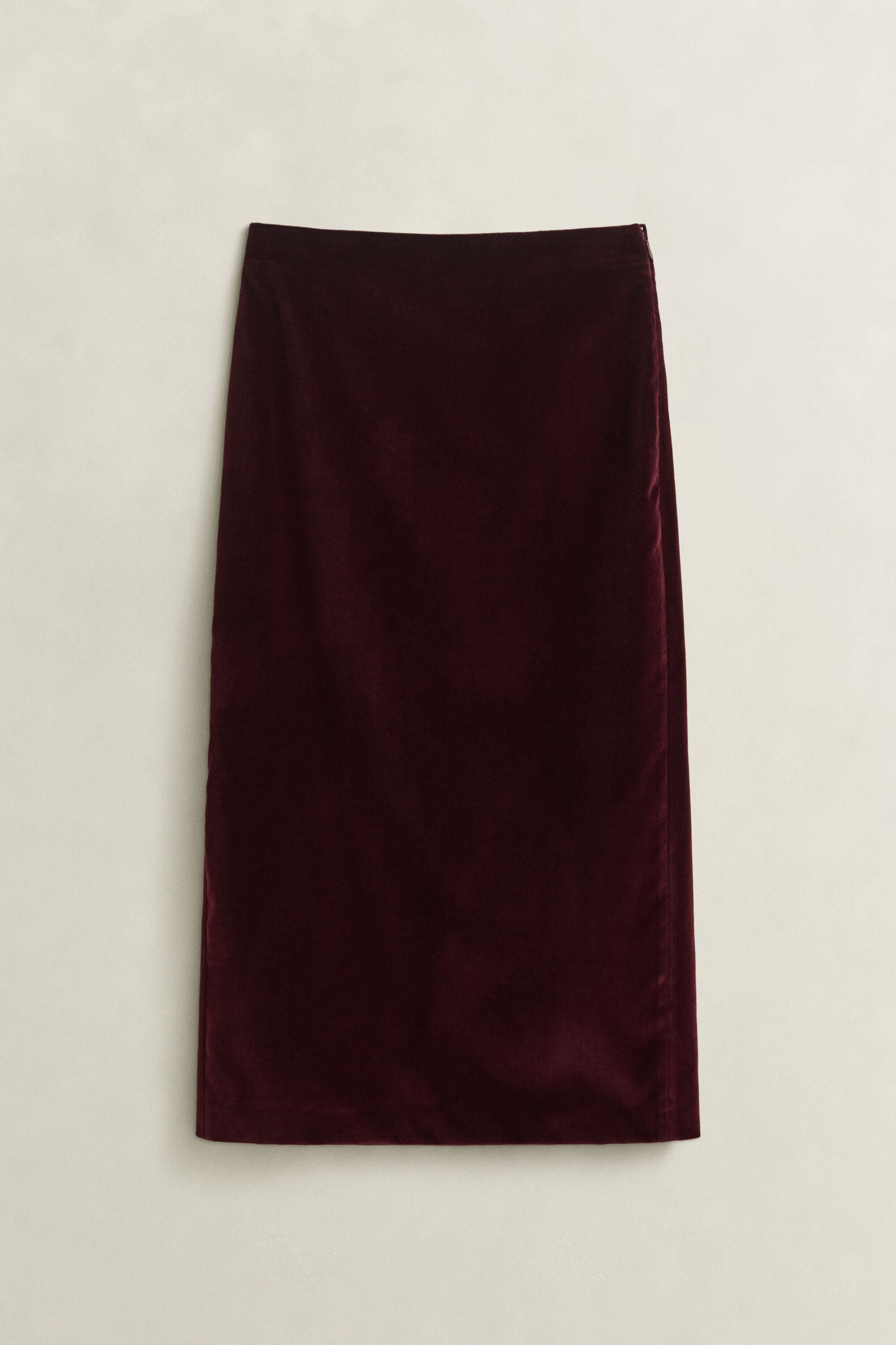 Velvet Pencil Skirt