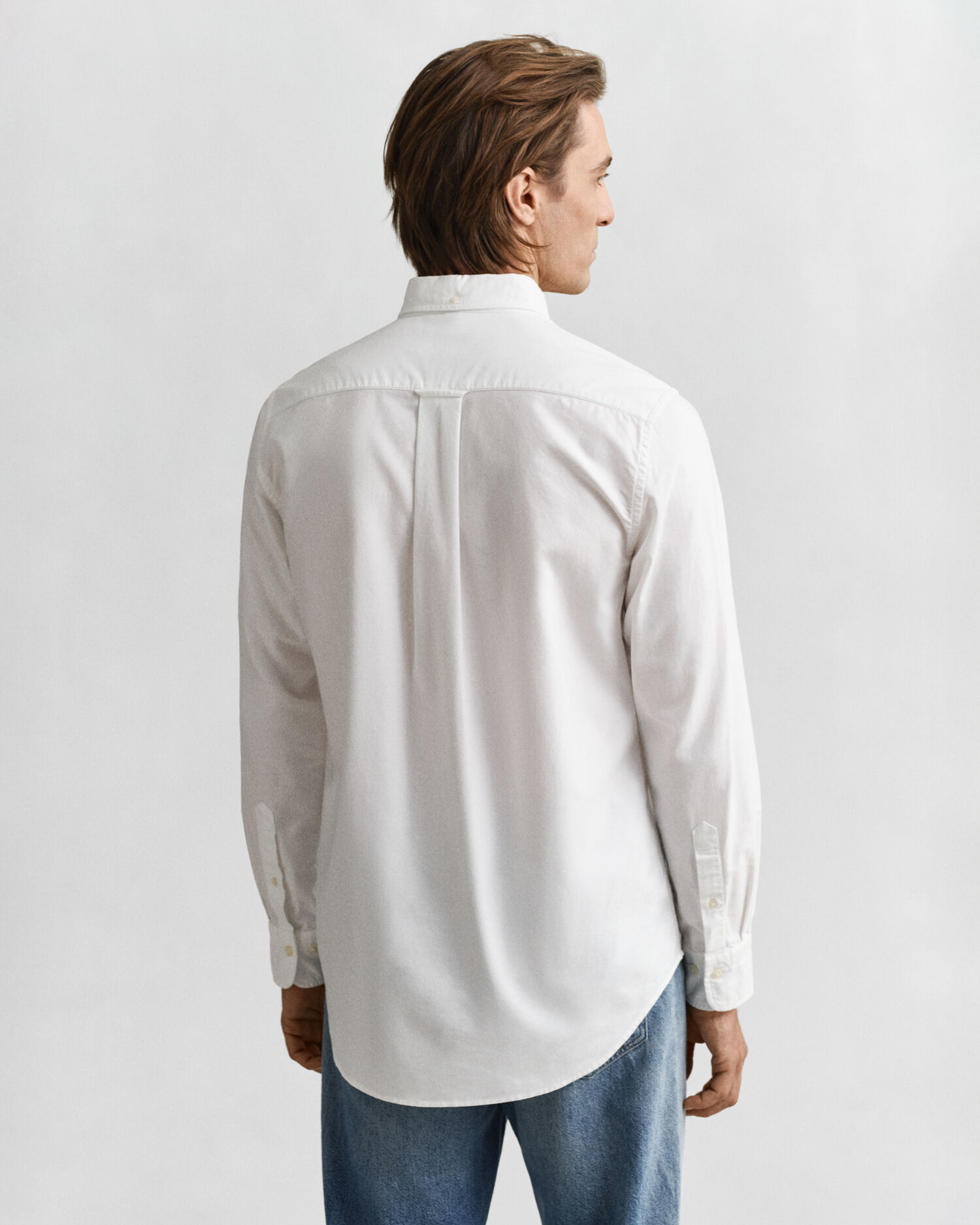 Classic Regular Oxford Shirt — WHITE