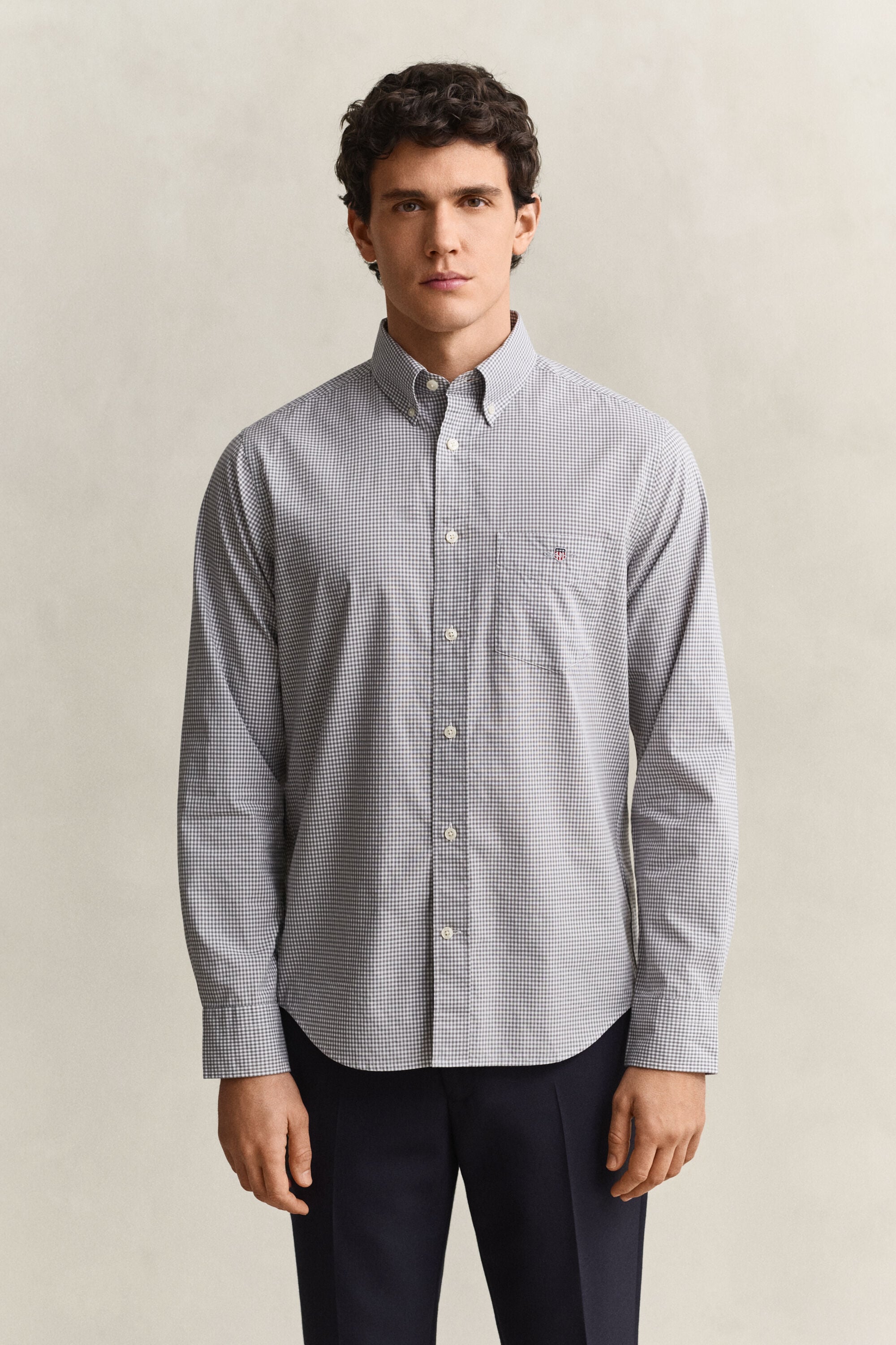 Gingham Classic Poplin Shirt