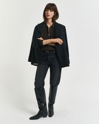 Textured Cotton Half-Zip Sweater