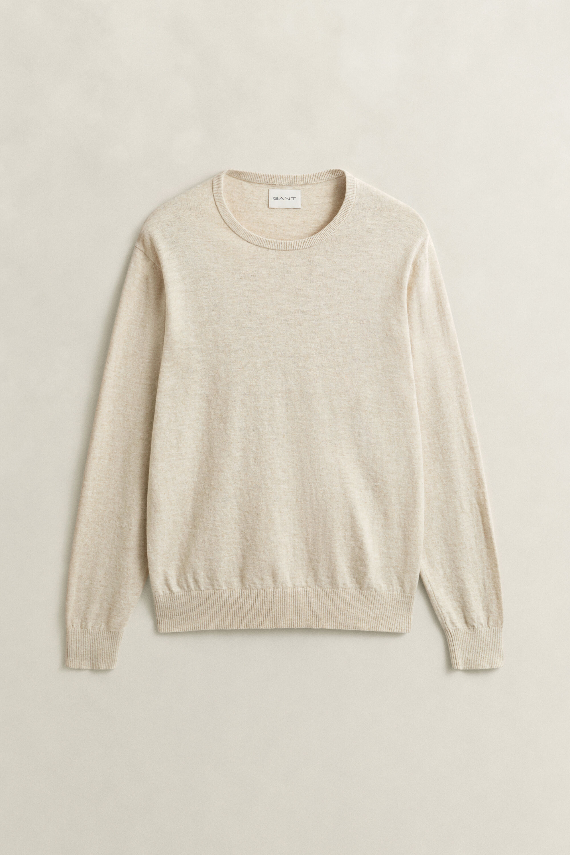 Slub Cotton Blend Sweater