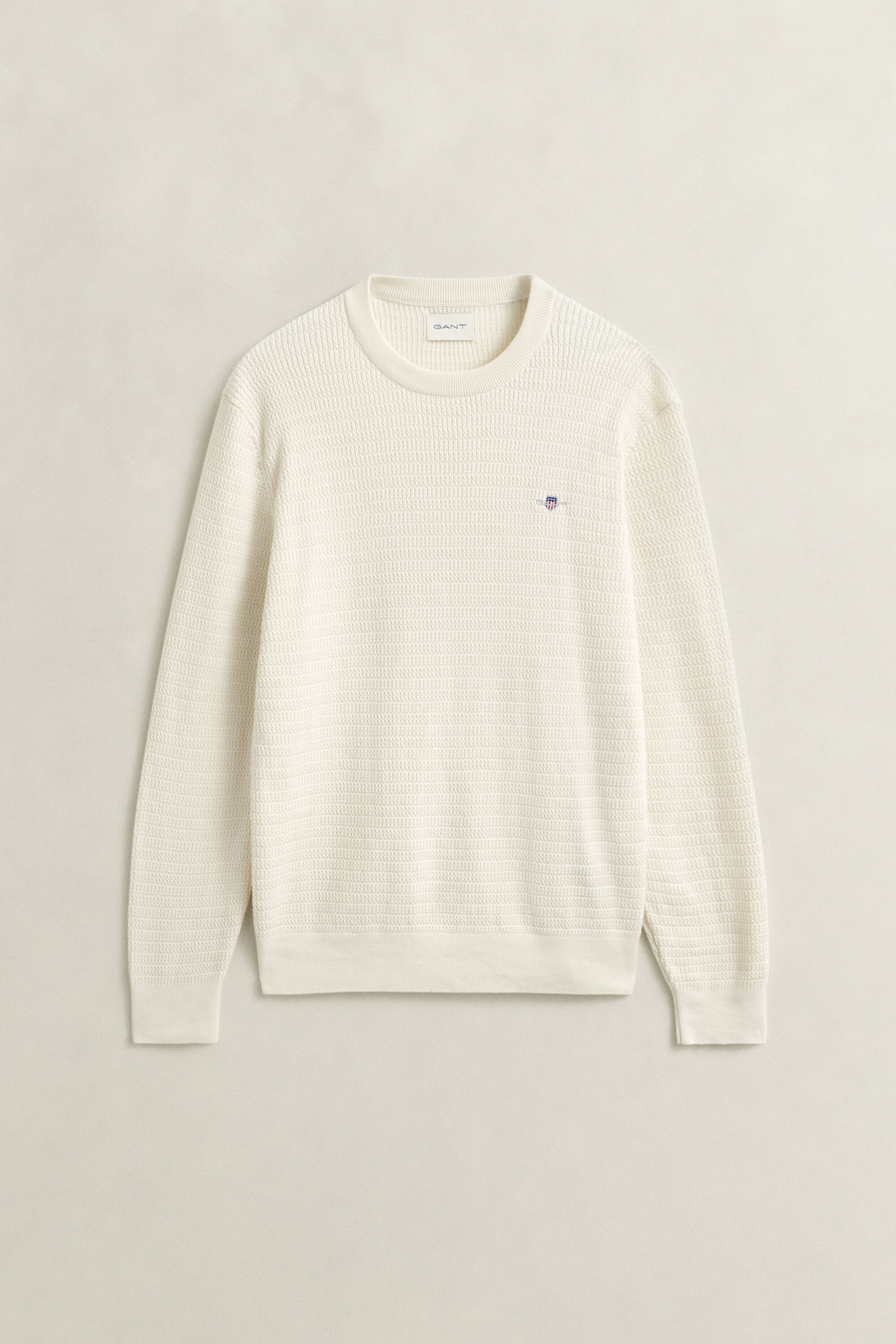 Mini Cable Knit Crew Neck Sweater