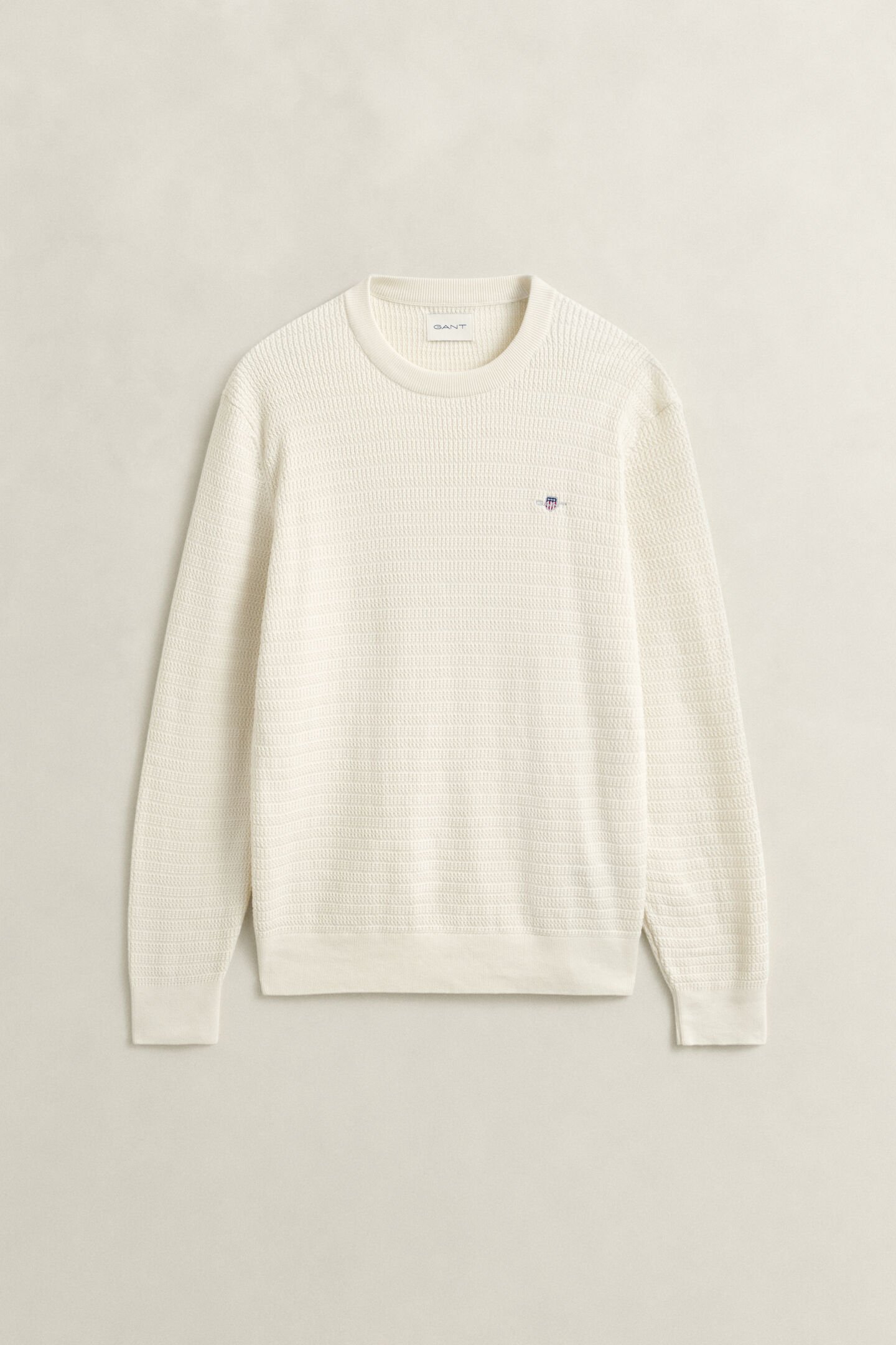 Mini Cable Knit Crew Neck Sweater