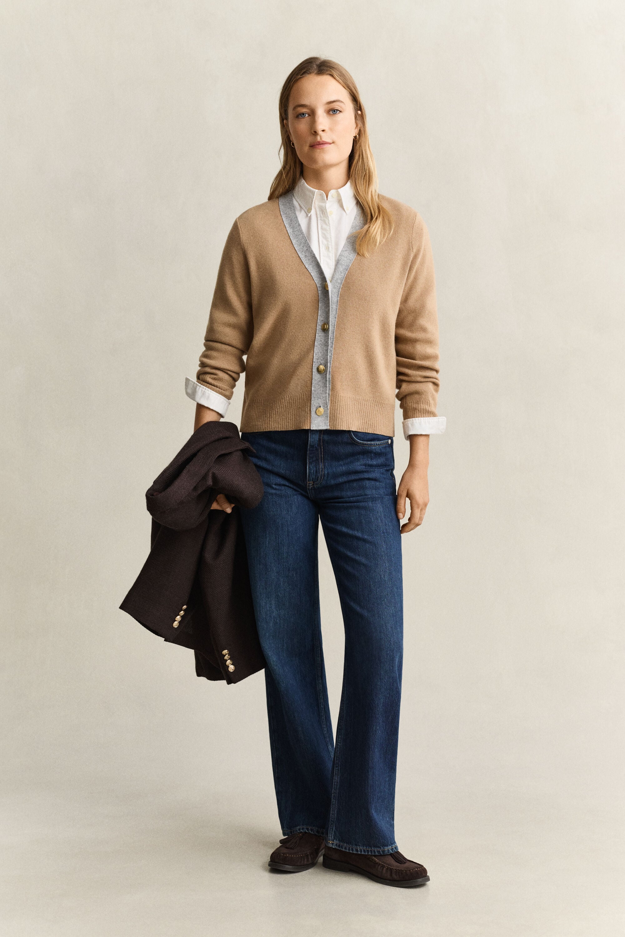 Contrast Cardigan