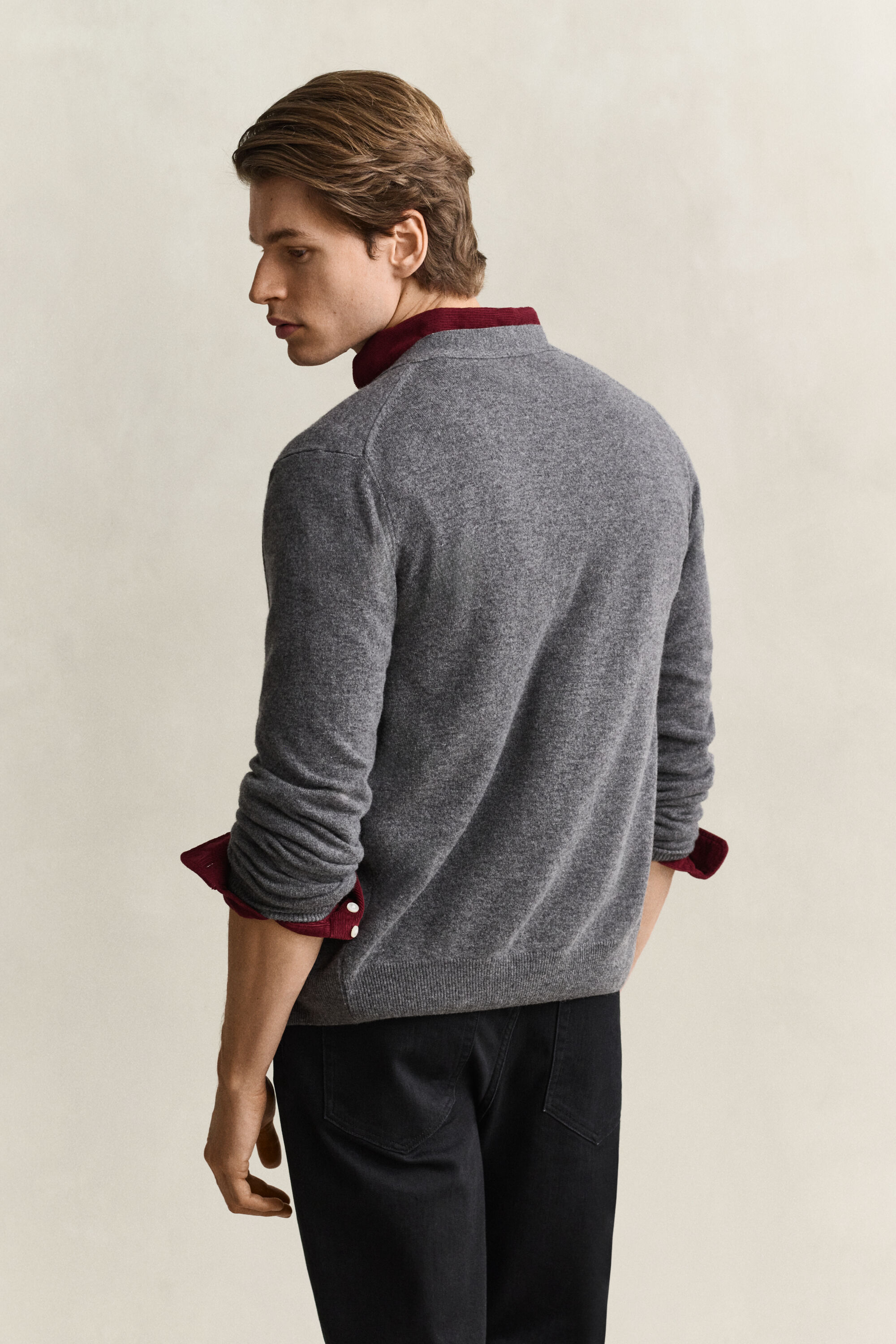 Lambswool V-Neck Cardigan
