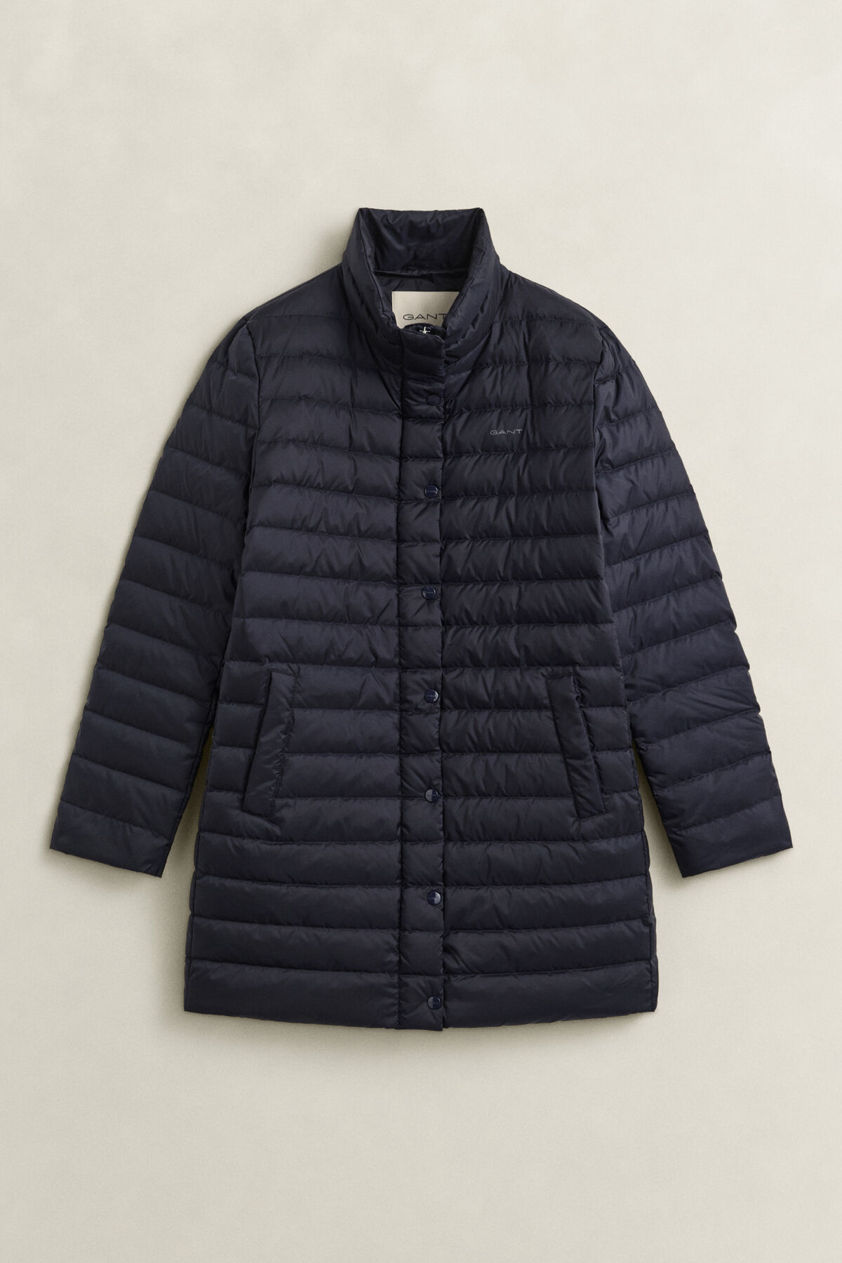 Light Down Coat — EVENING BLUE