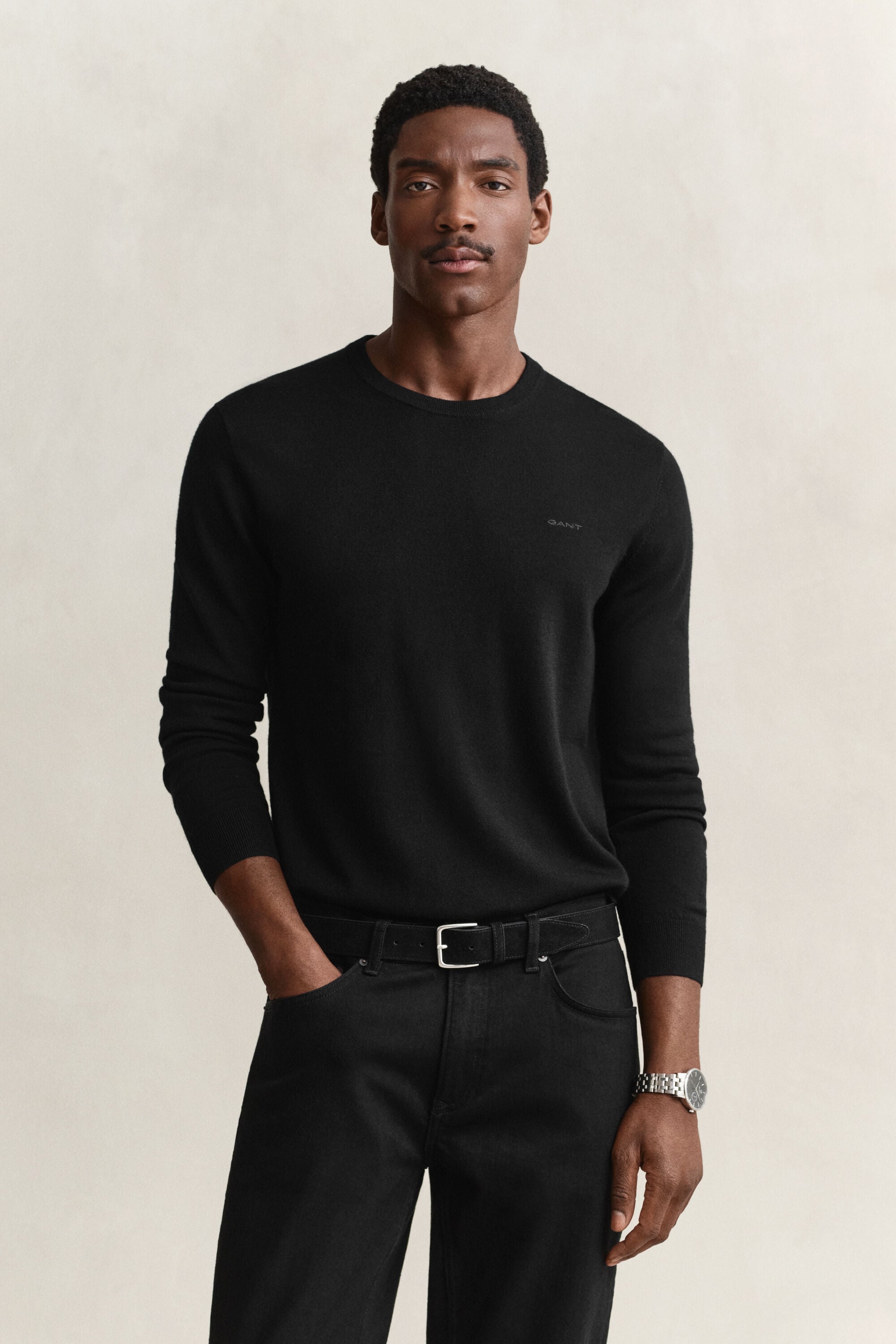 Merino Wool Crew Neck Sweater
