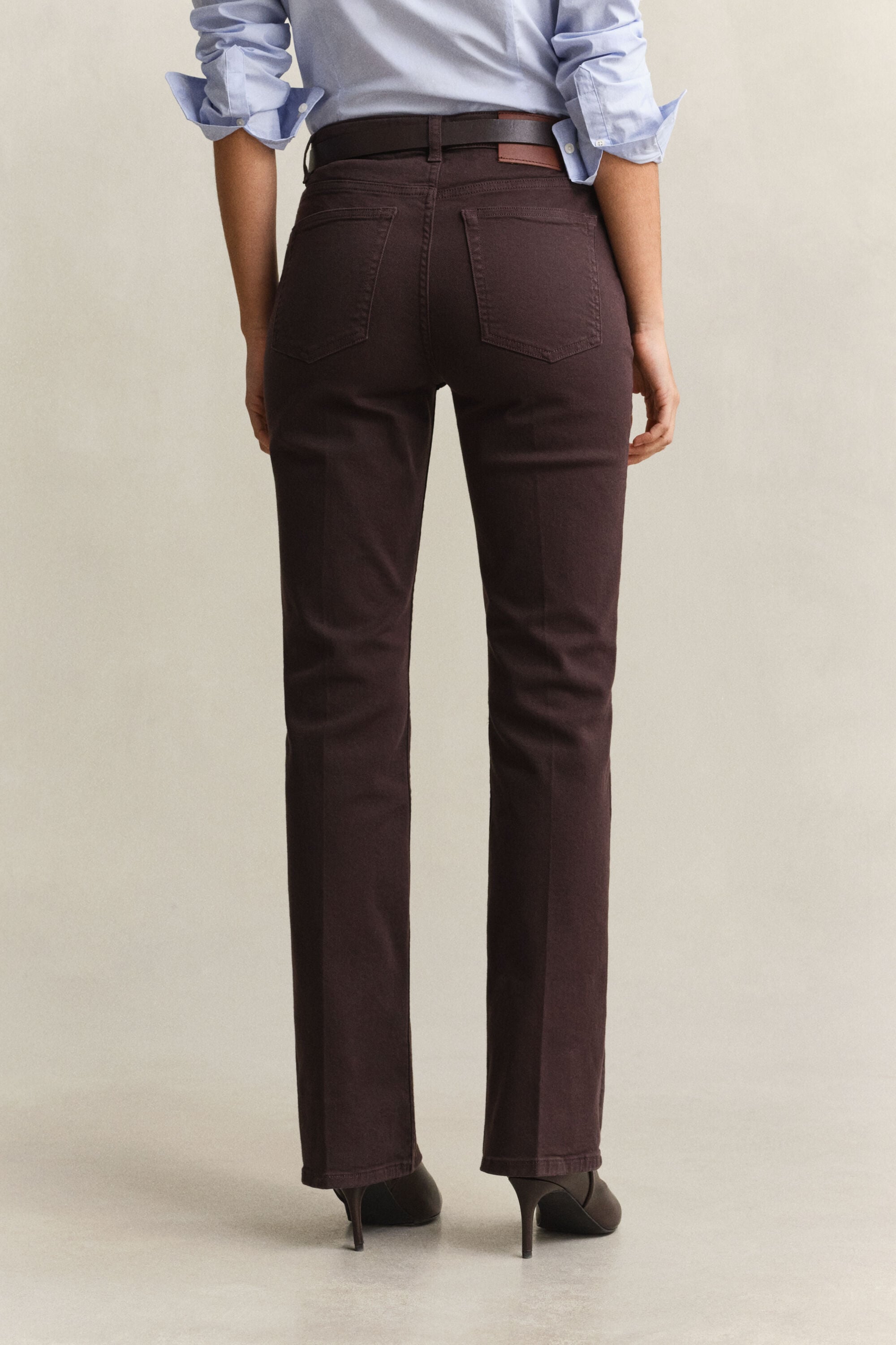 Slim Flared Color Jeans