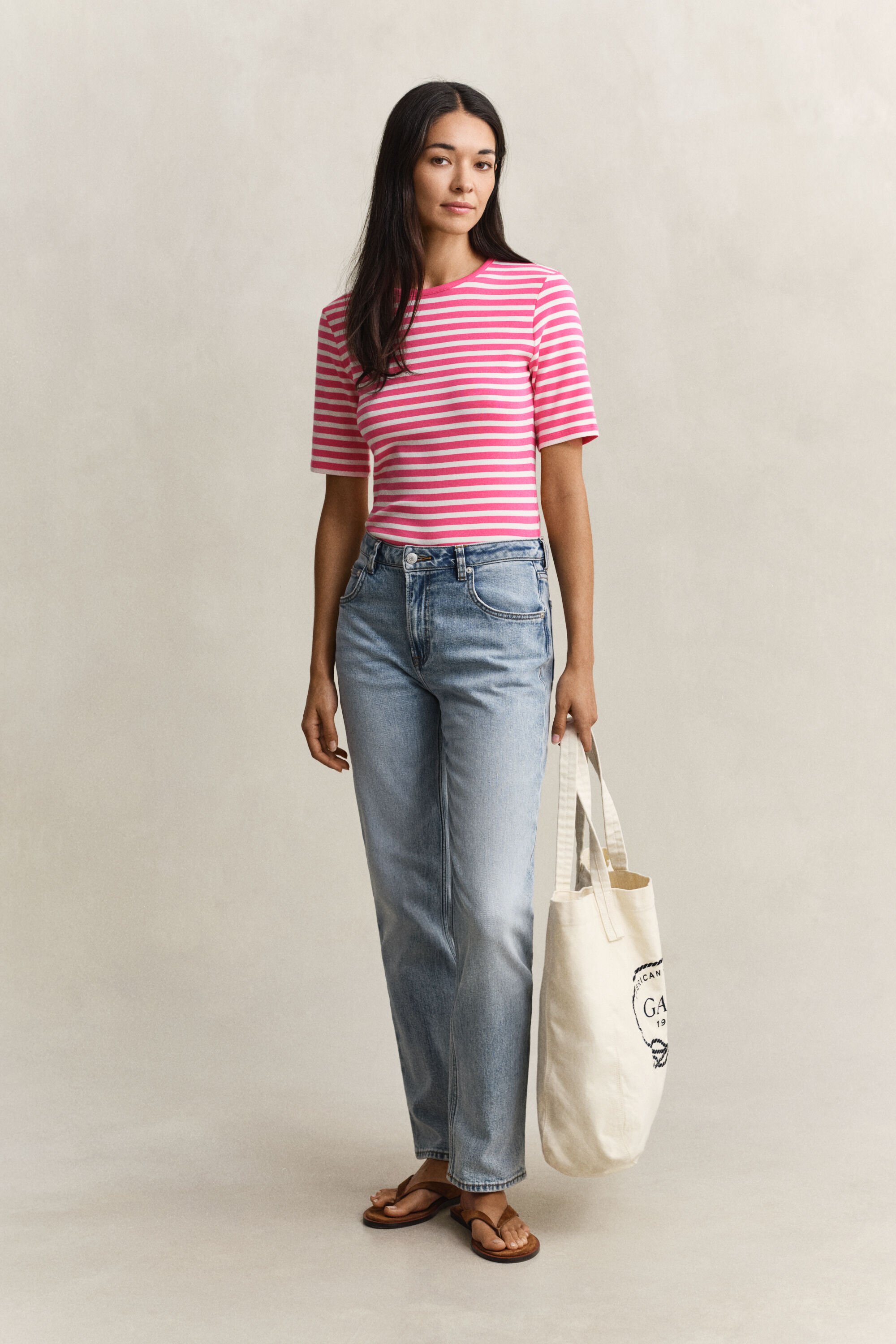 Striped Rib T-Shirt