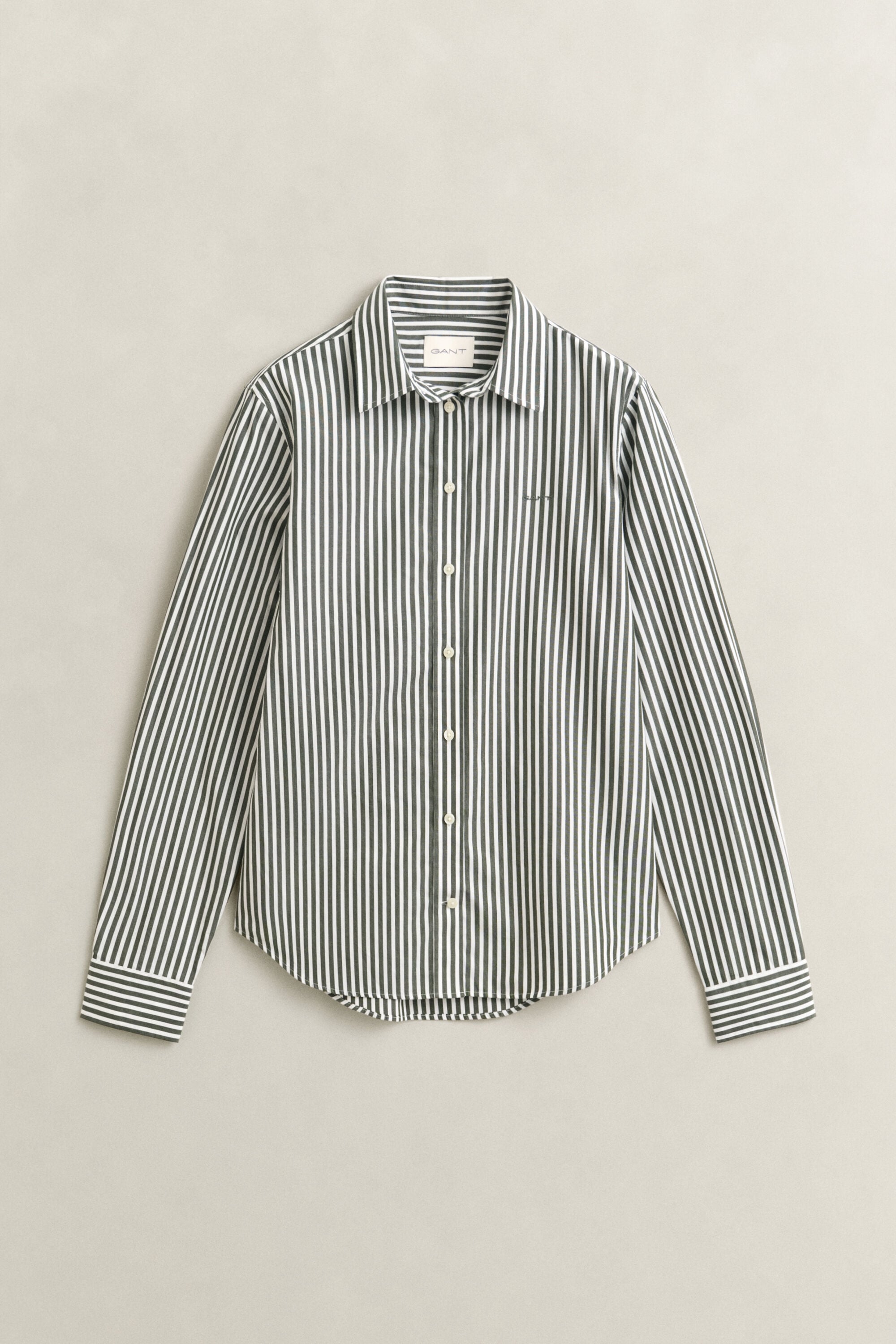 Regular Fit Striped Classic Poplin Shirt