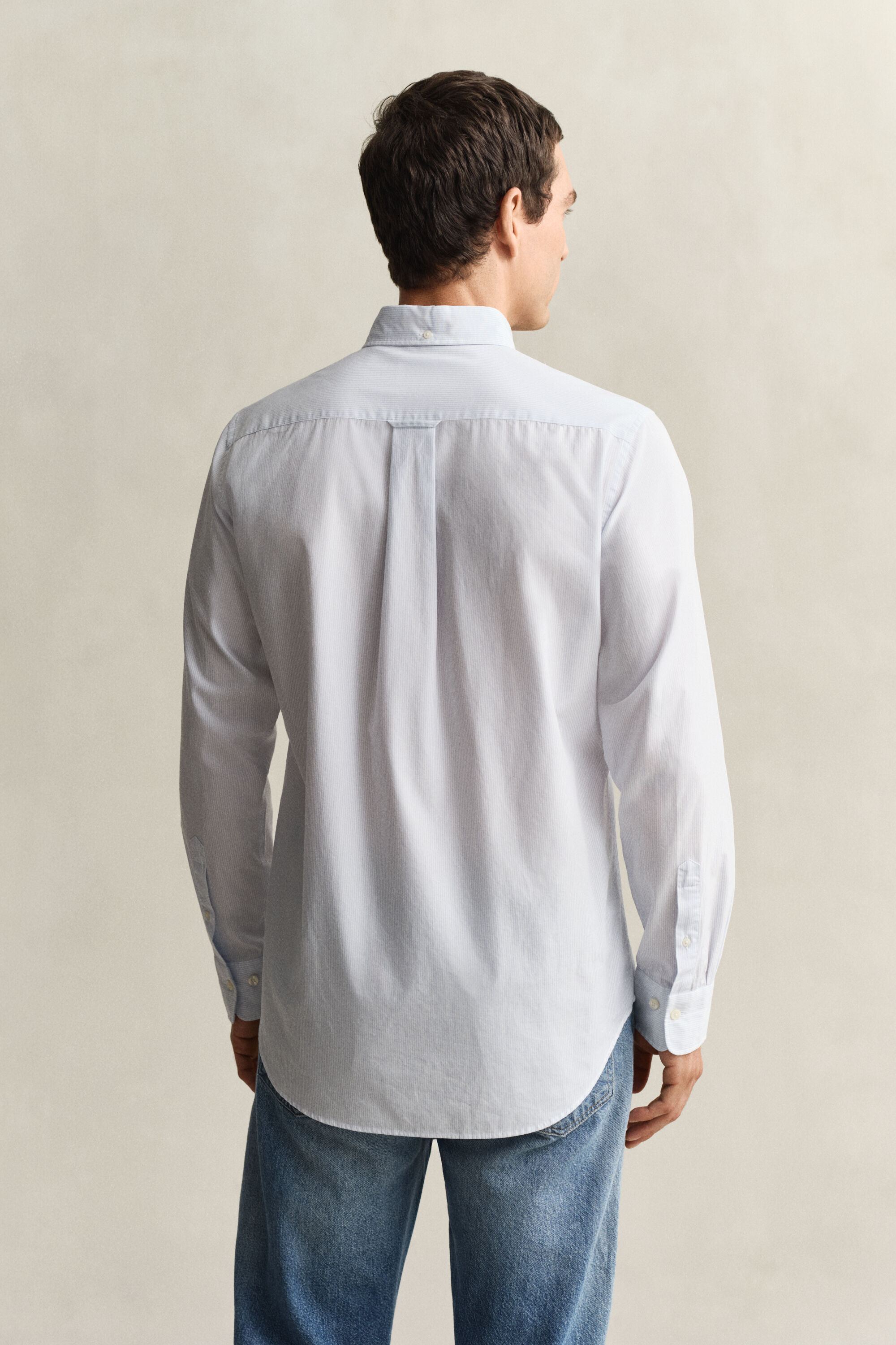 Banker Stripe Classic Poplin Shirt
