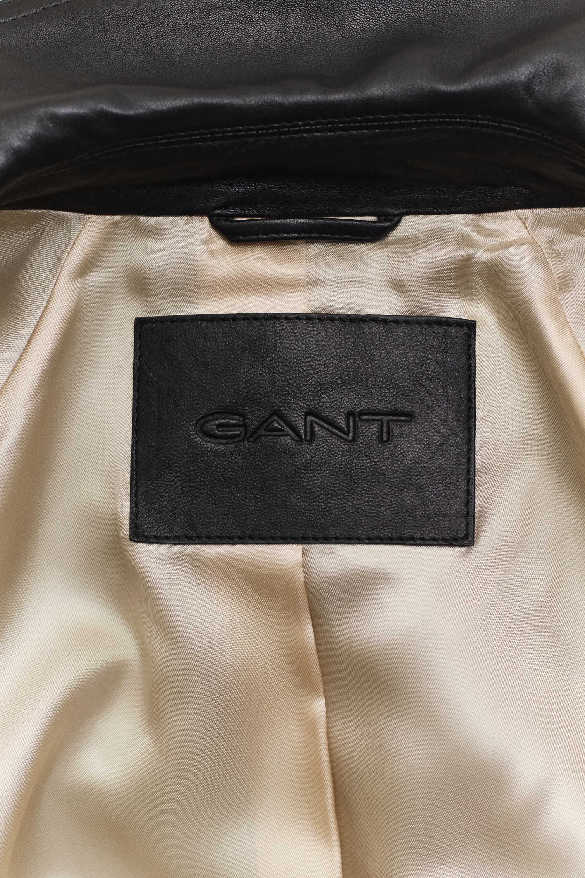 Short Leather Trench Coat