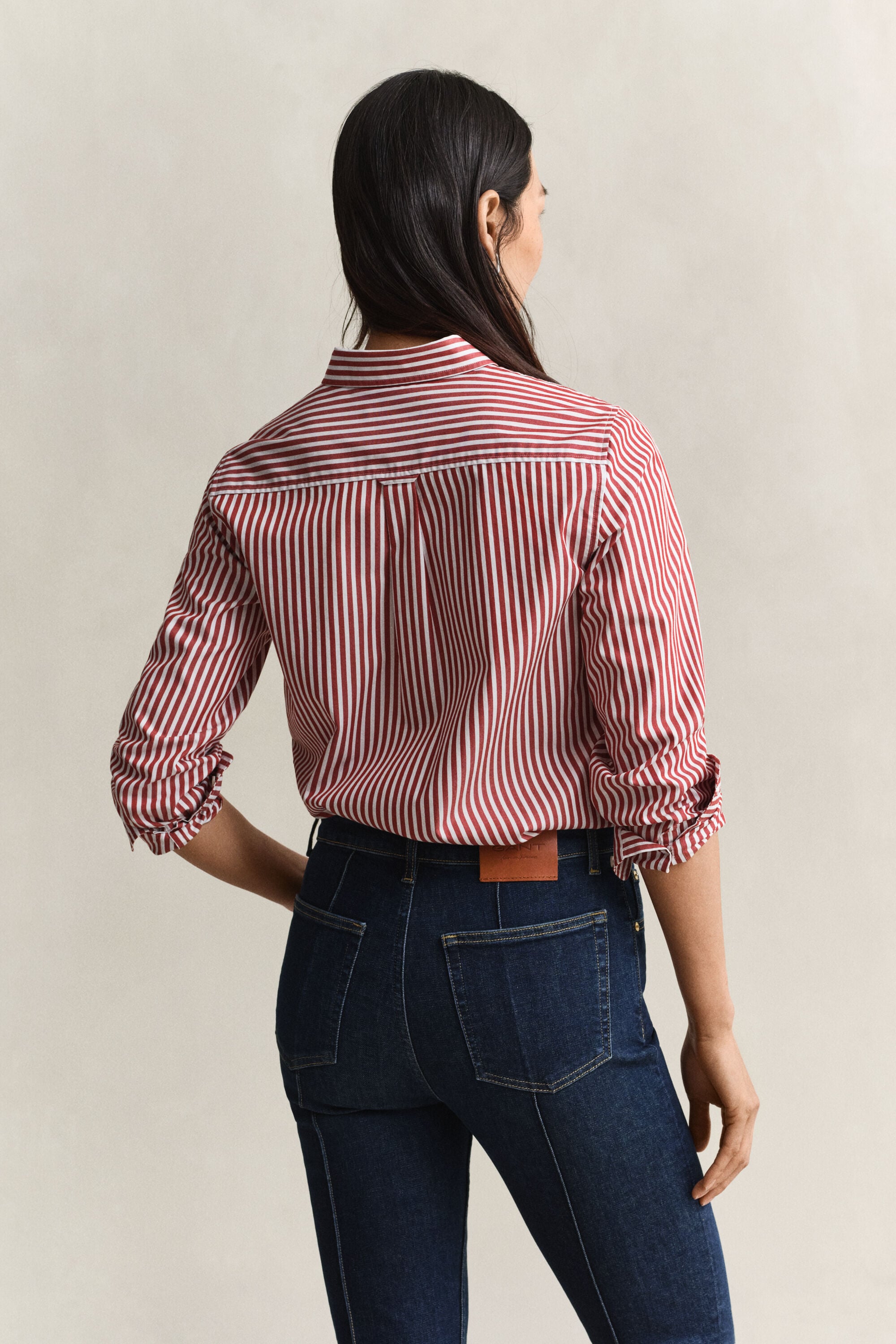 Regular Fit Striped Classic Poplin Shirt