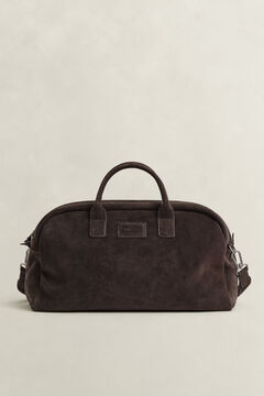 Suede Duffel Bag — RICH BROWN 5