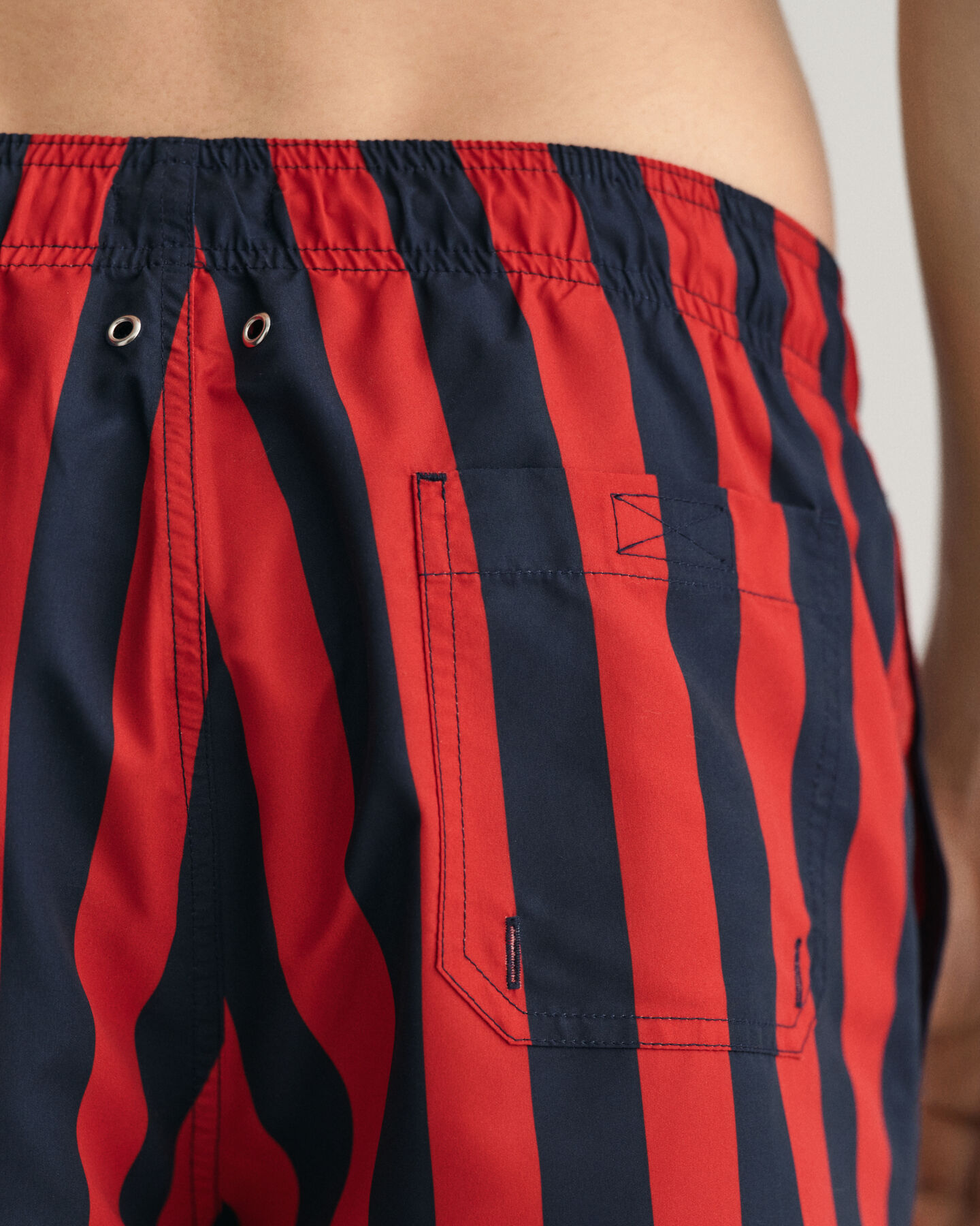 Classic Fit Block Stripe Swim Shorts