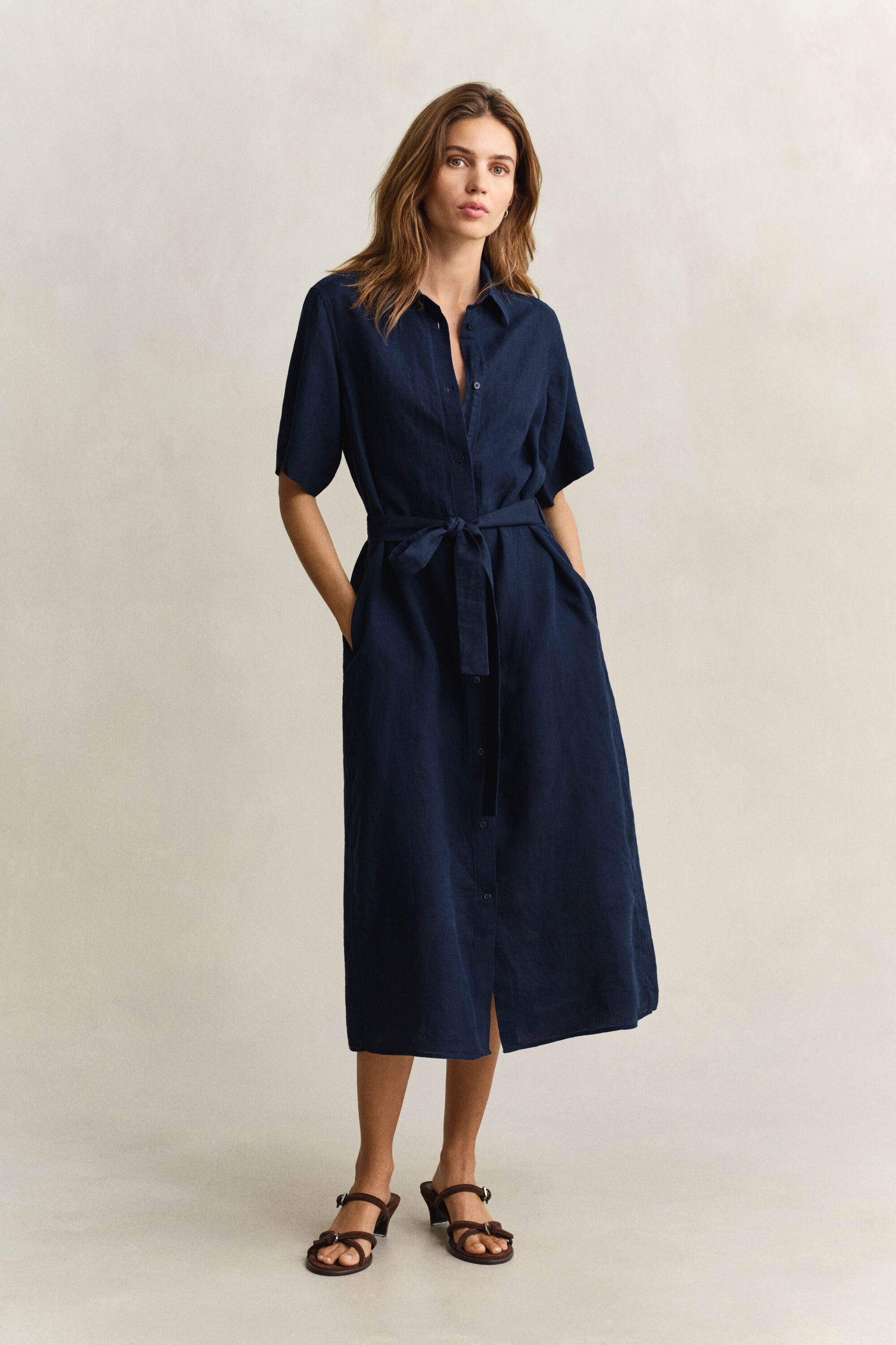 Linen Shirt Dress