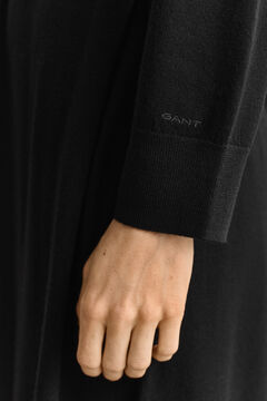 Extra Fine Merino Wool Dress — BLACK 3