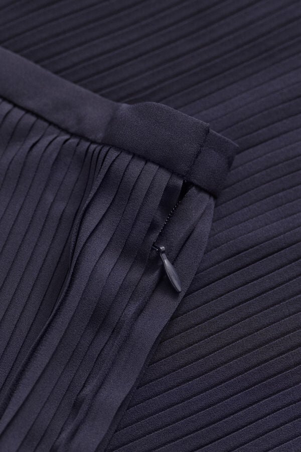Pleated Skirt — EVENING BLUE