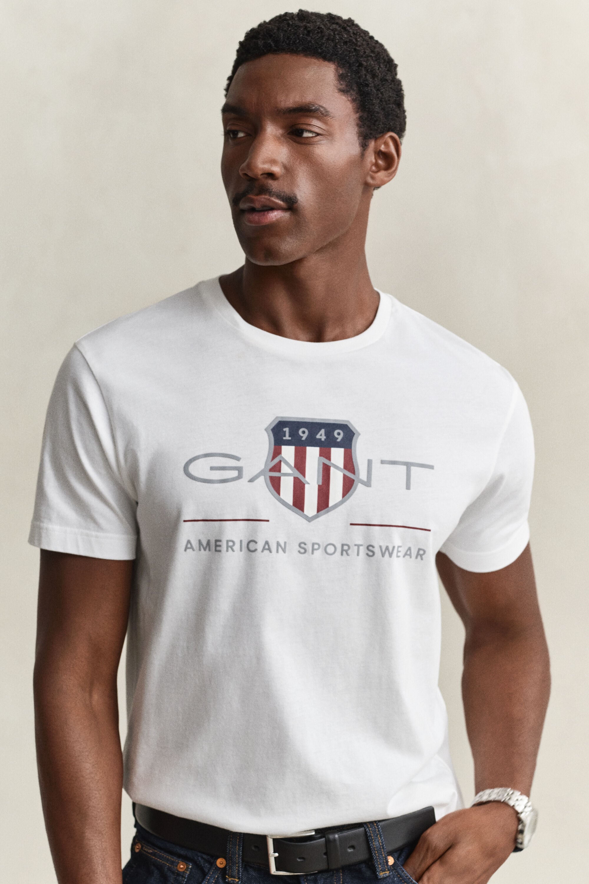 Archive Shield T-Shirt — WHITE