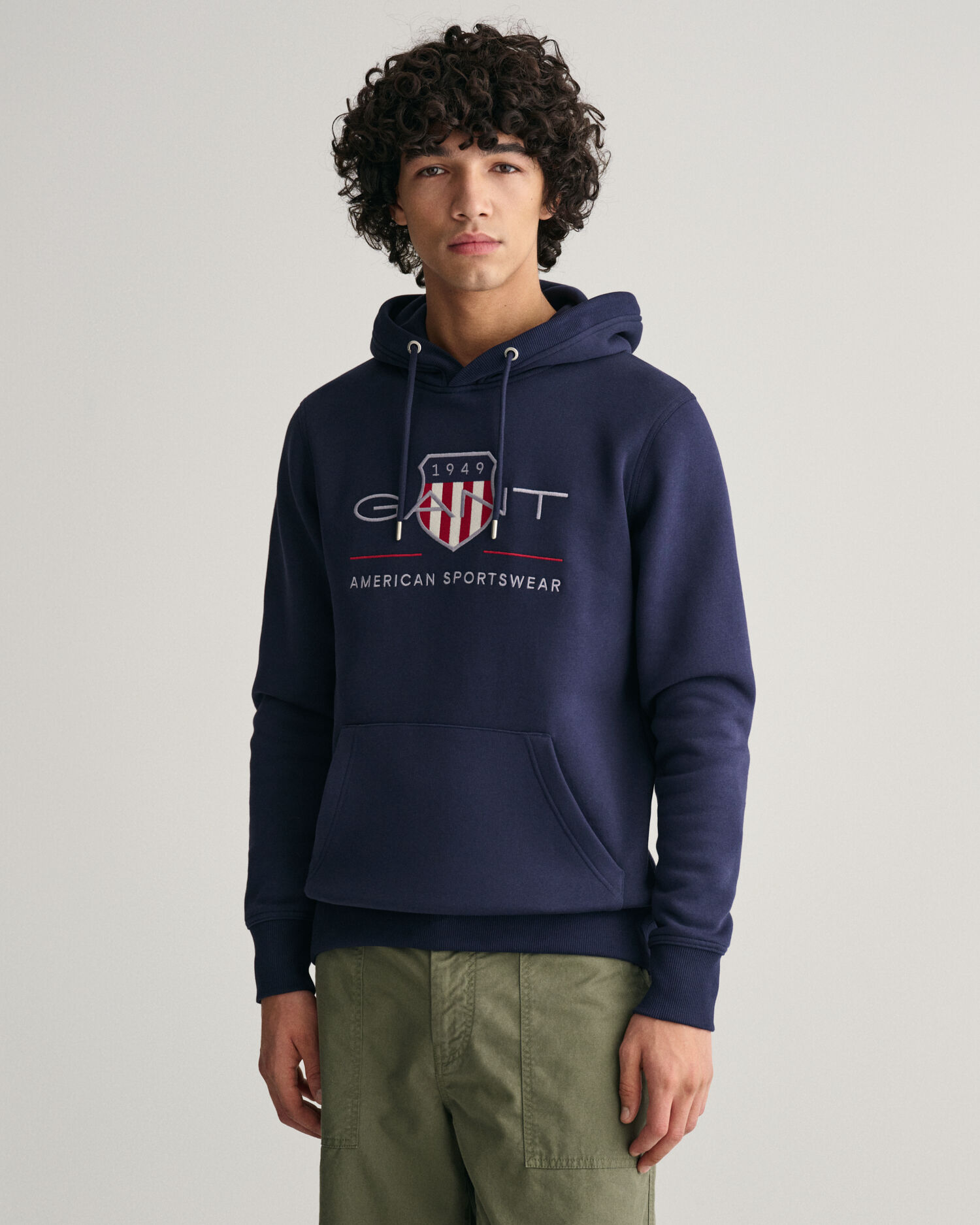 Gant sale hoodie navy