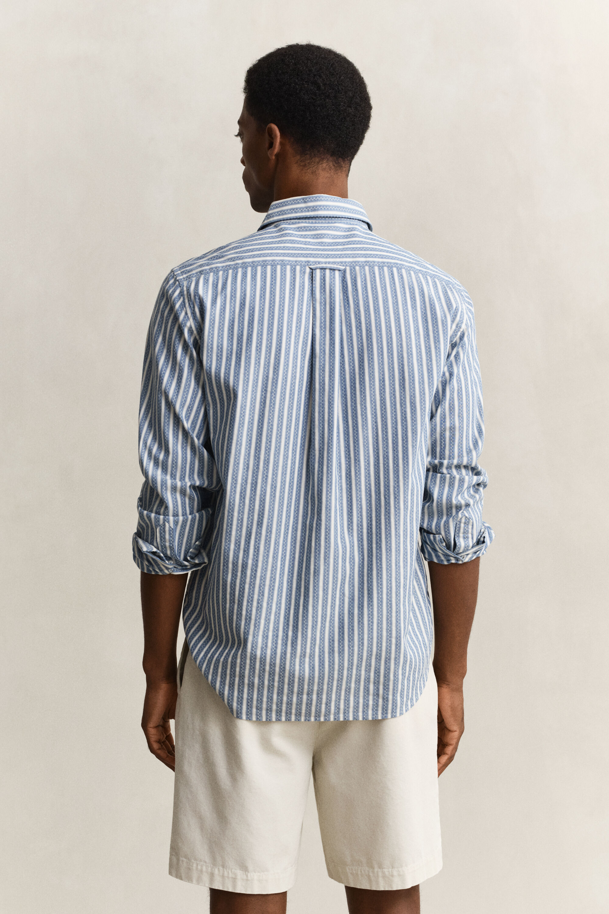 Regular Fit Dobby Striped Shirt